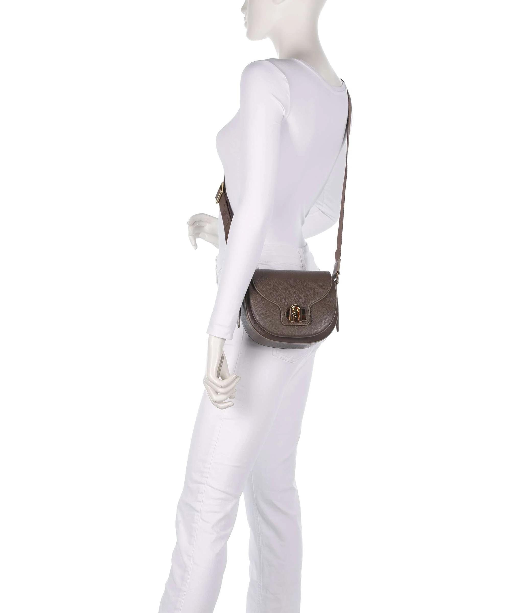 Furla Lotus Mini Crossbody bag toni mogano - Image 3
