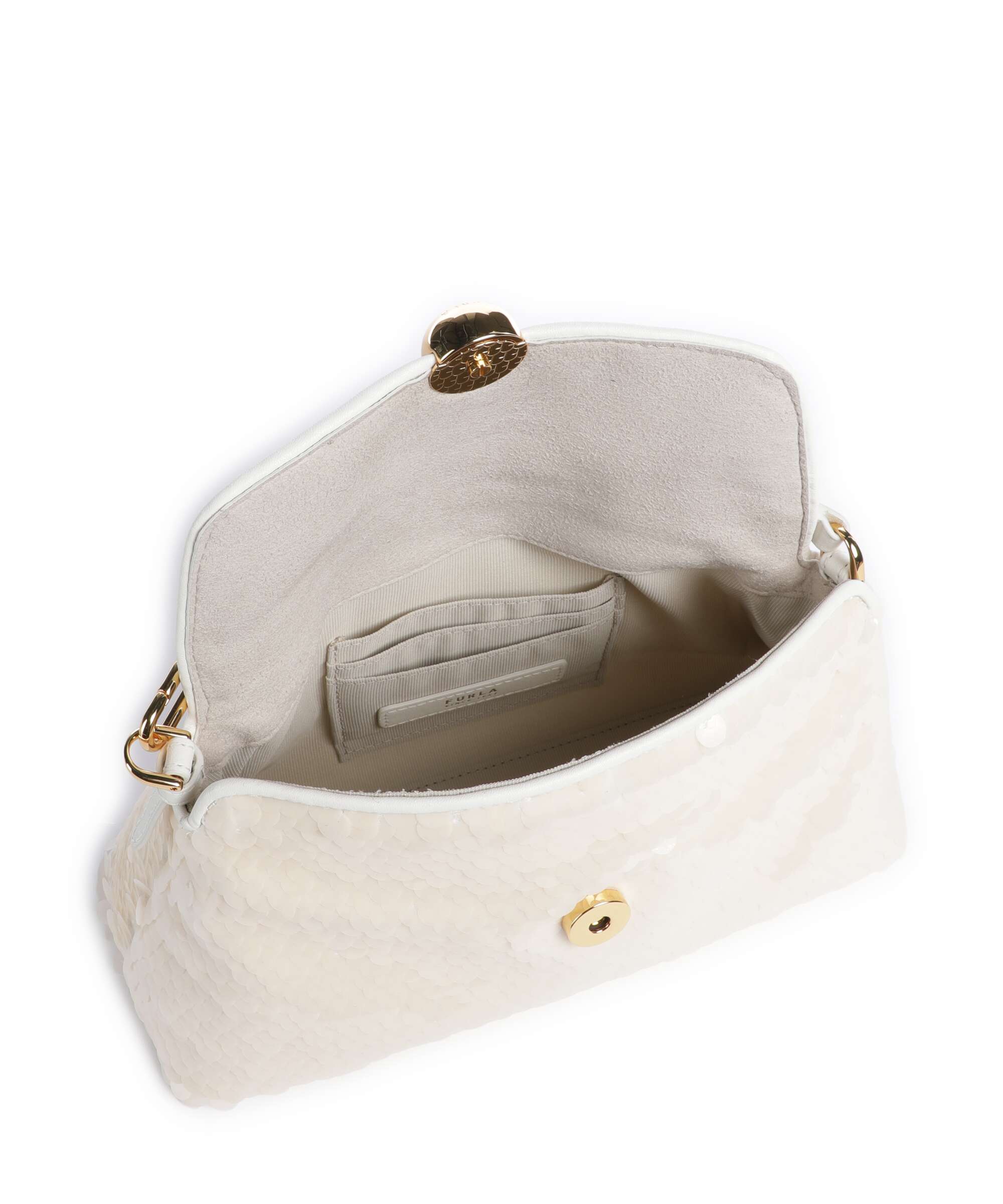 Furla Sfera Soft Mini Crossbody bag talco - Image 6