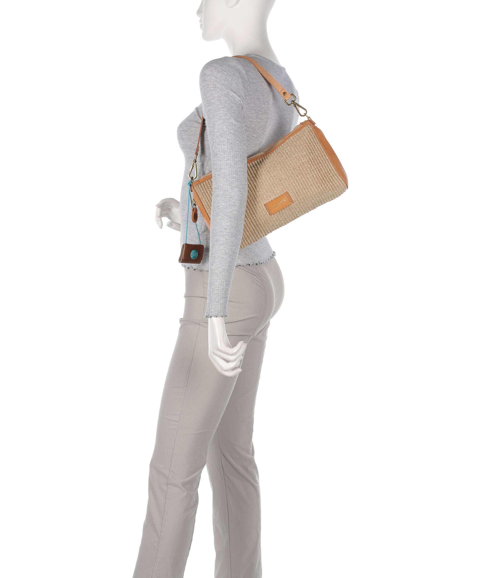Gabs Oceania Pepita Shoulder bag beige/oro/naturale - Image 3