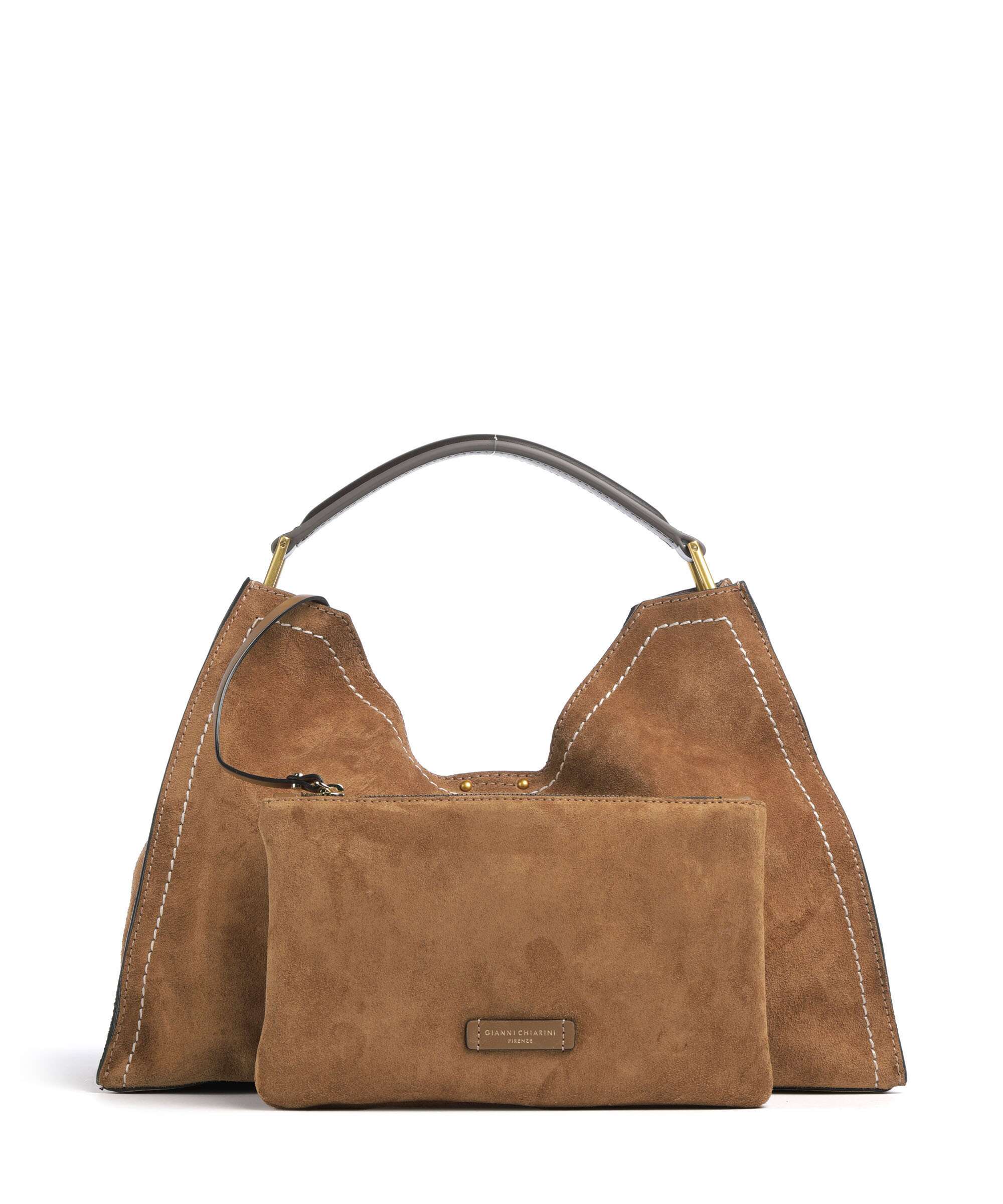 Gianni Chiarini Aurora Hobo bag caramel - Image 4