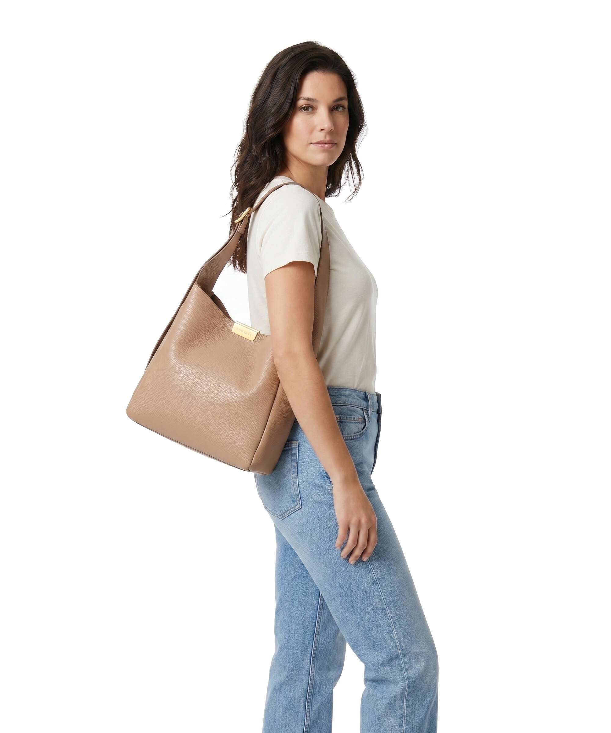 Gianni Chiarini Jo S Hobo bag clay - Image 3