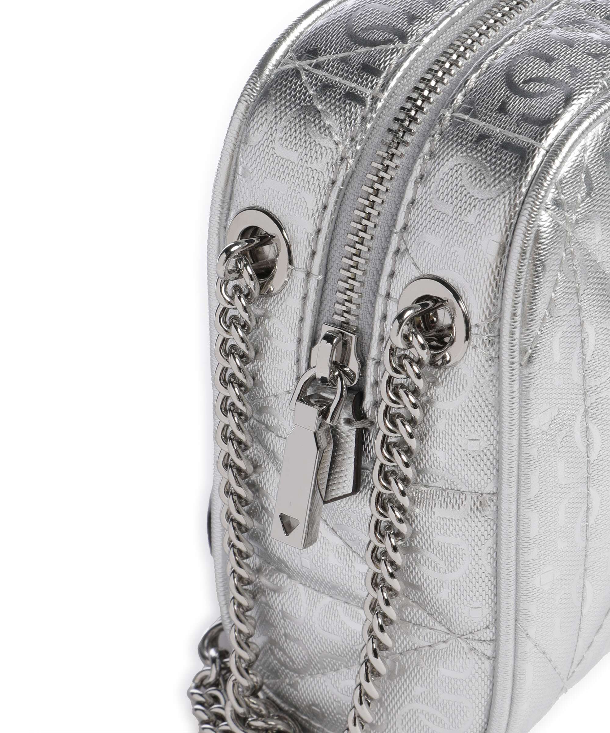 Guess Aldina G-Shine Crossbody bag silver - Image 4