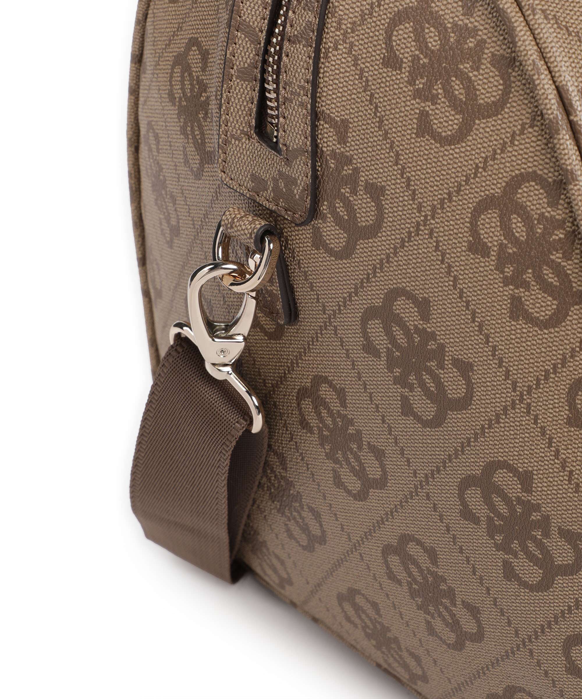 Guess Berta 4G Logo Weekend bag latte logo/brown - Image 3