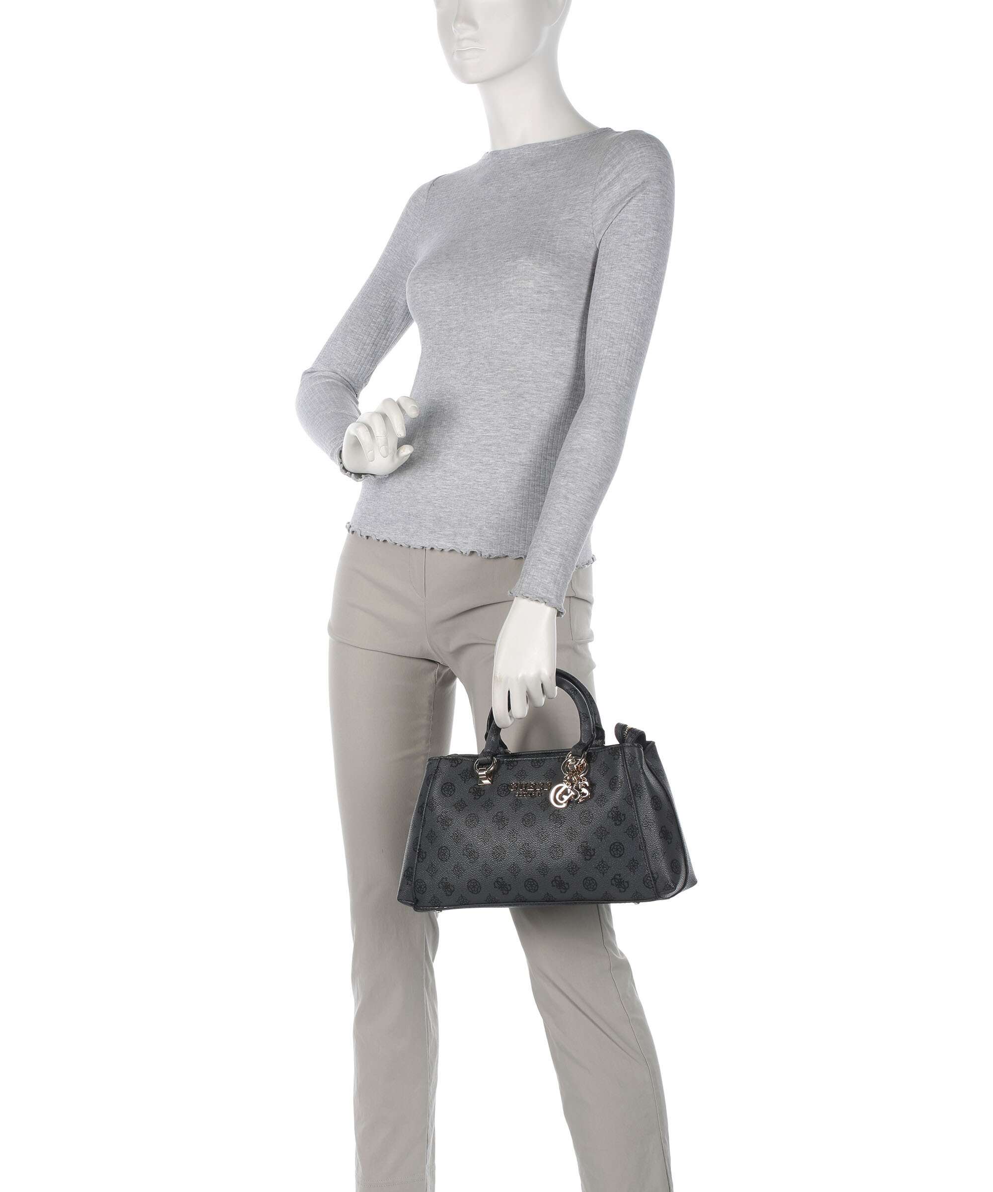 Guess Evelune Handbag charcoal logo - Image 3