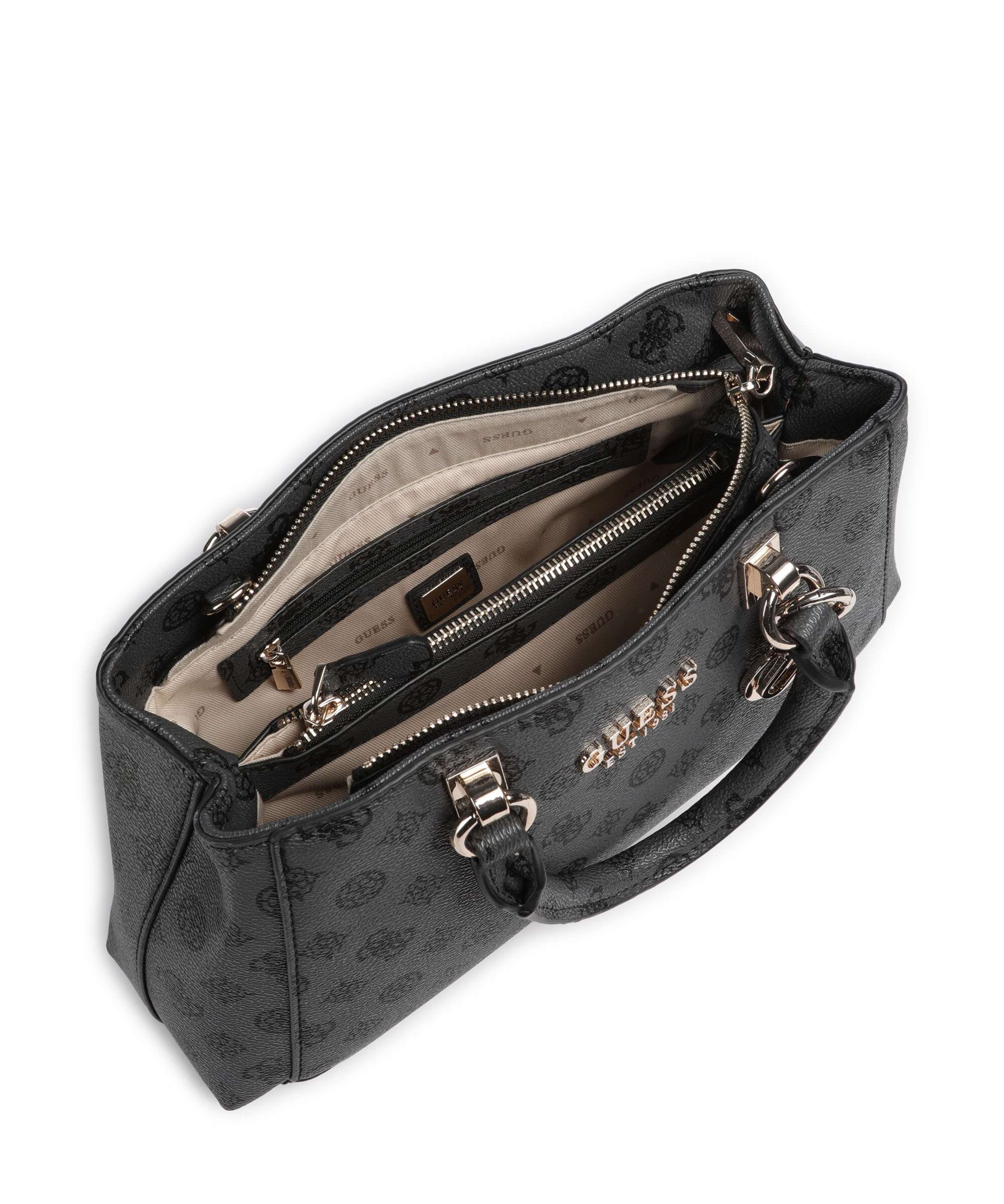 Guess Evelune Handbag charcoal logo - Image 6