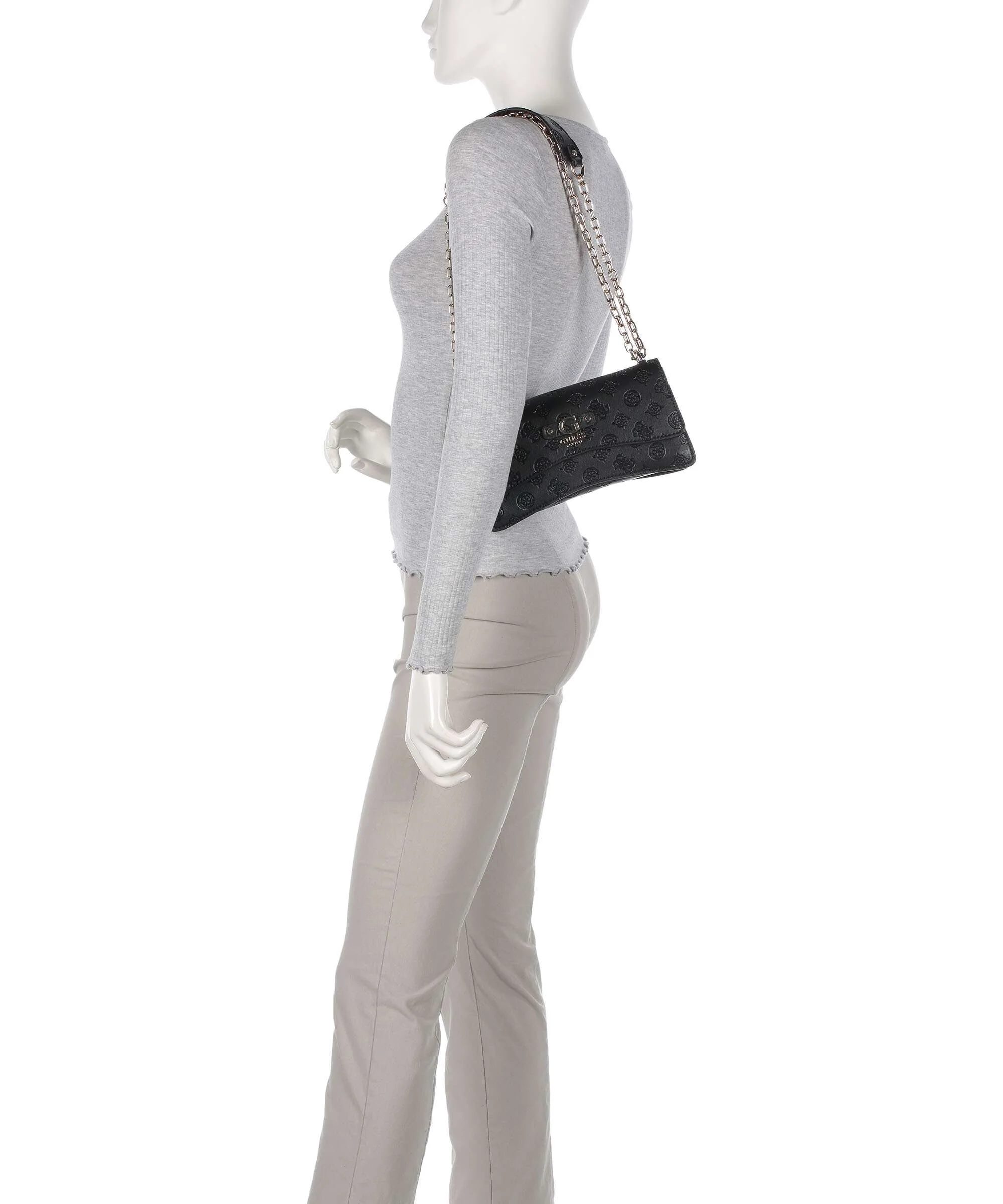 Guess Gerty Peony Shoulder bag black - Image 3