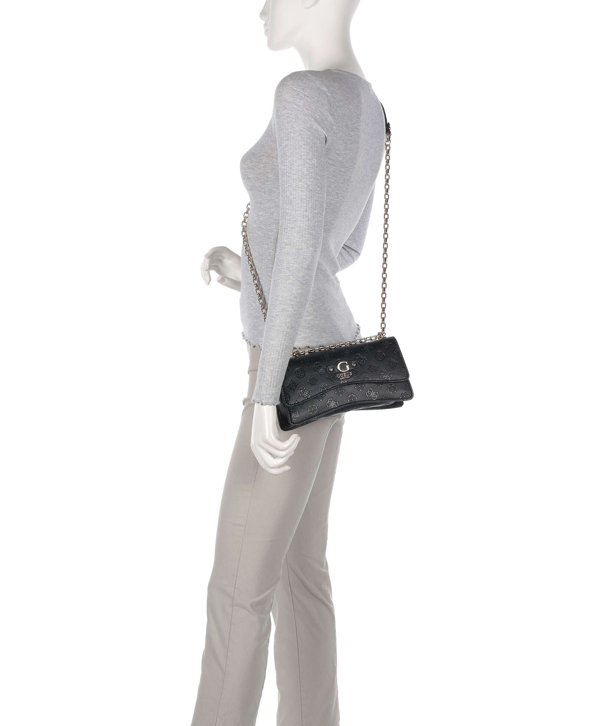 Guess Gerty Peony Shoulder bag black - Image 4