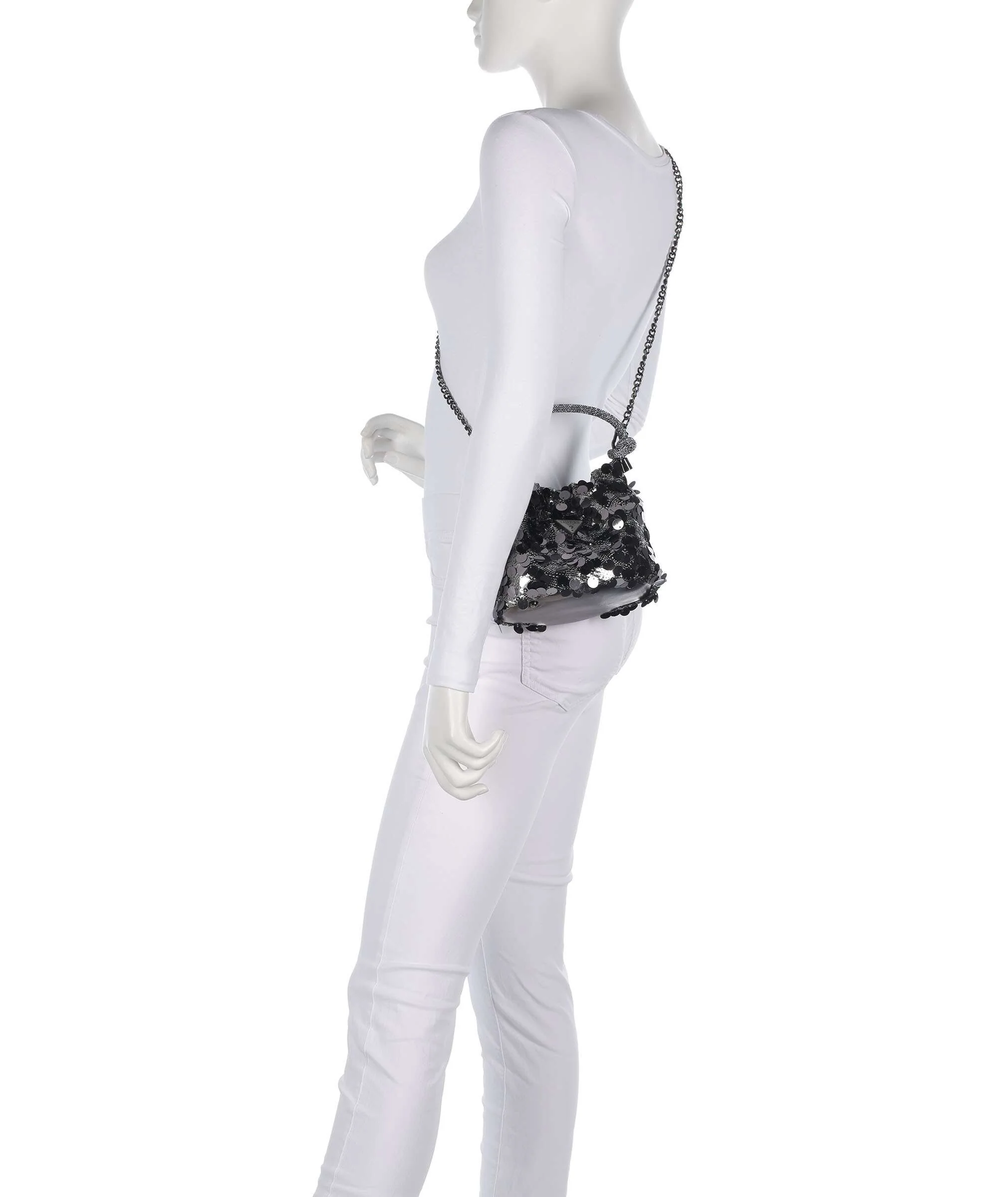 Guess Holiday Bucket bag pewter - Image 3