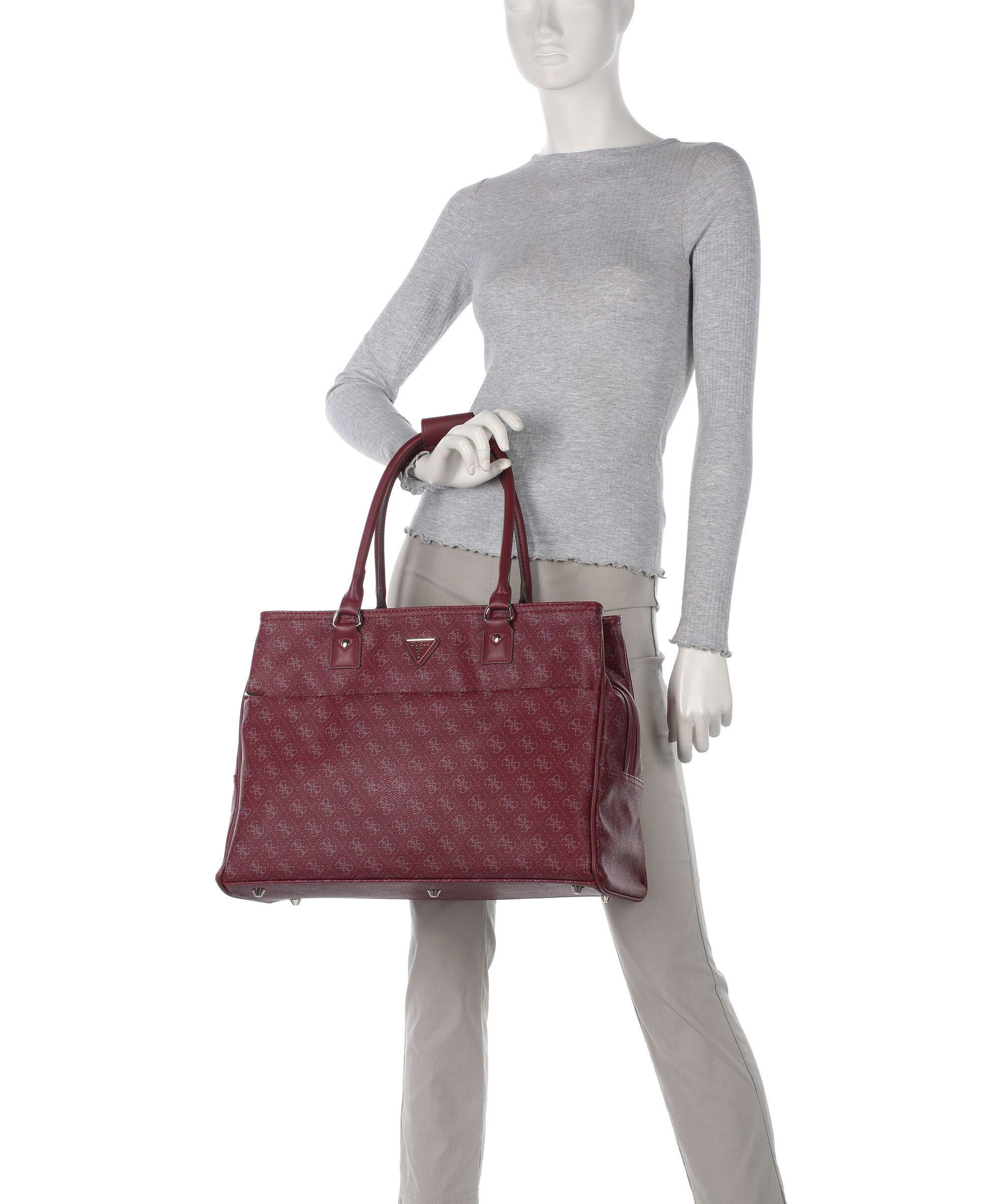 Guess Jesco Tote bag claret - Image 3