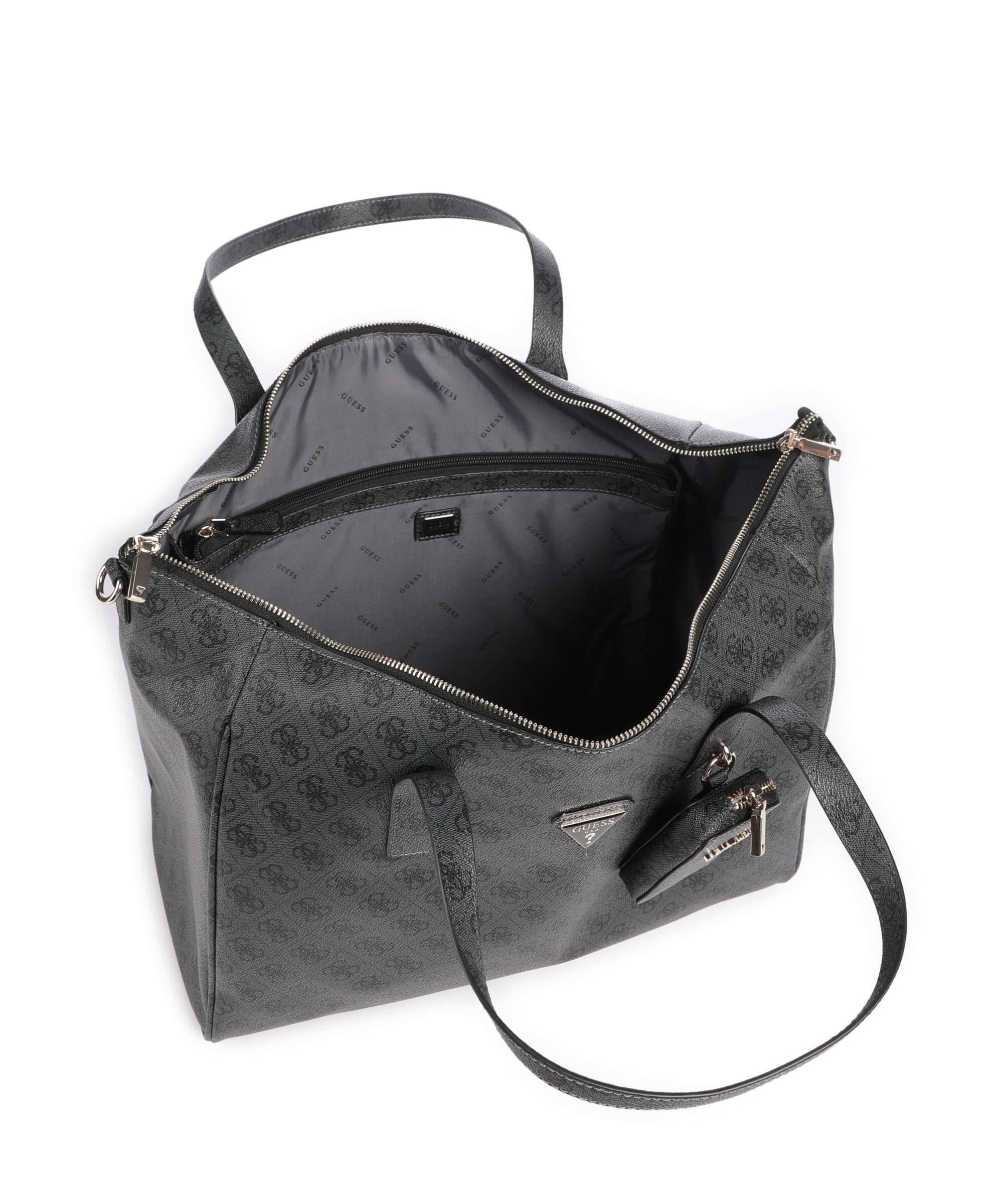 Guess Latona Weekend bag coal logo - Image 5