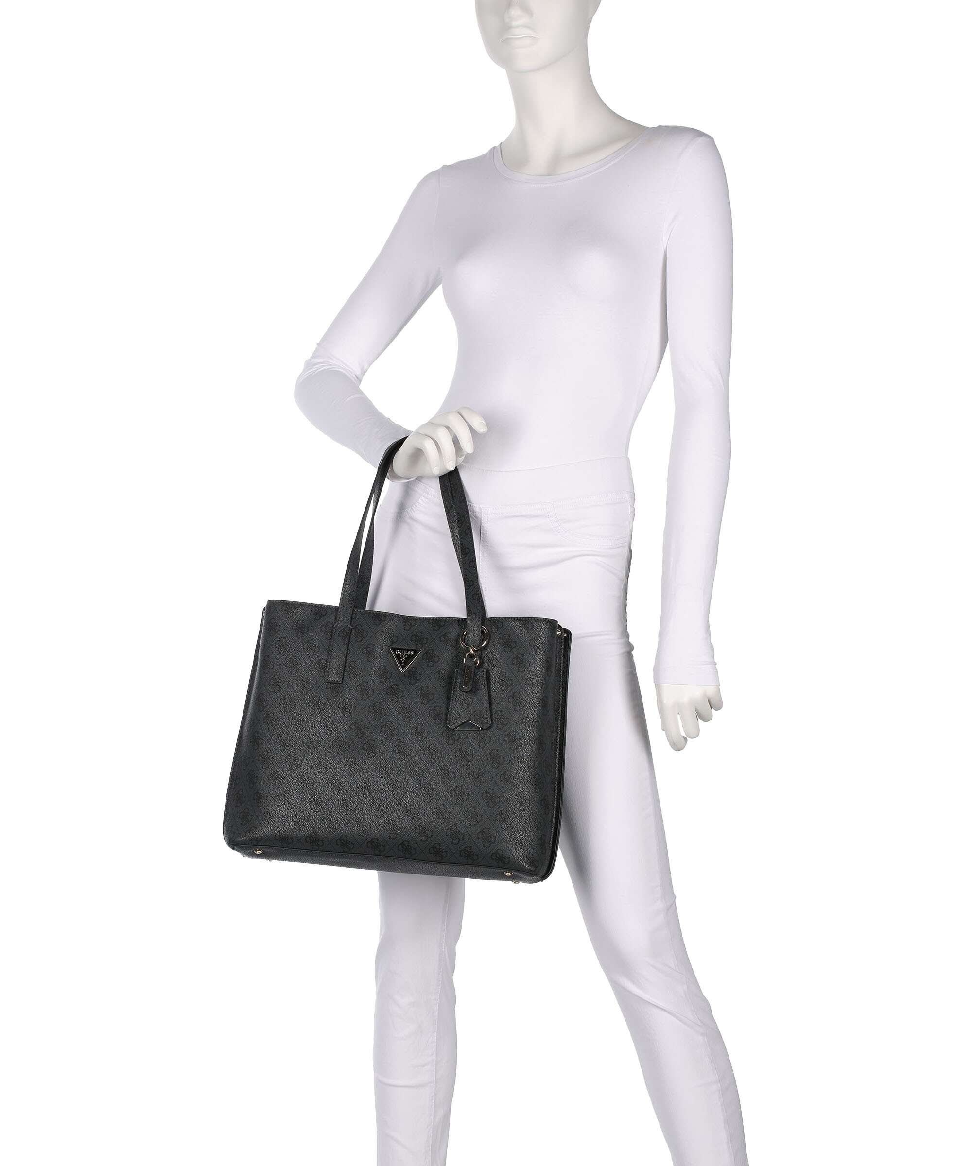 Guess Meridian Tote bag coal logo - Image 3