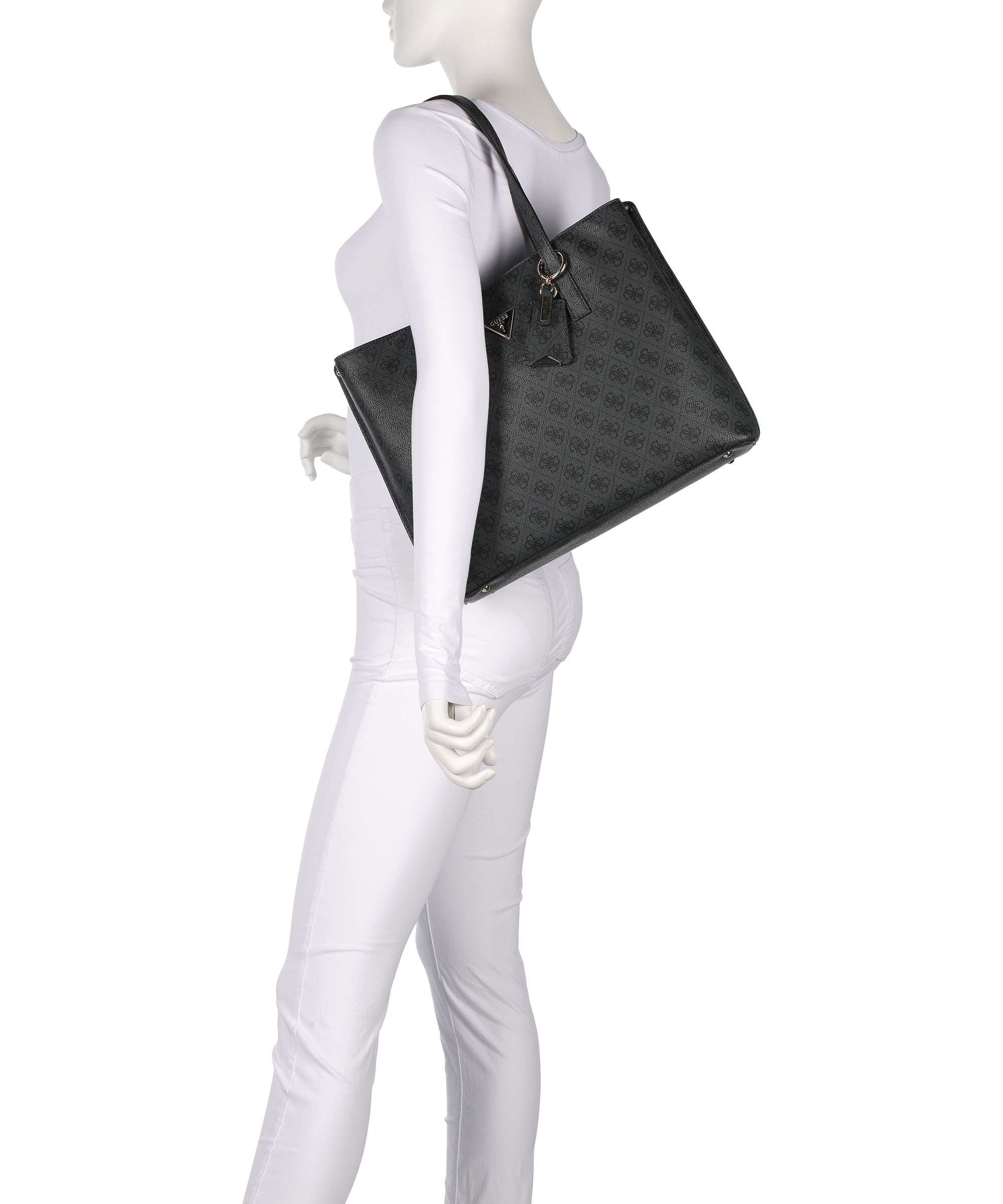 Guess Meridian Tote bag coal logo - Image 4