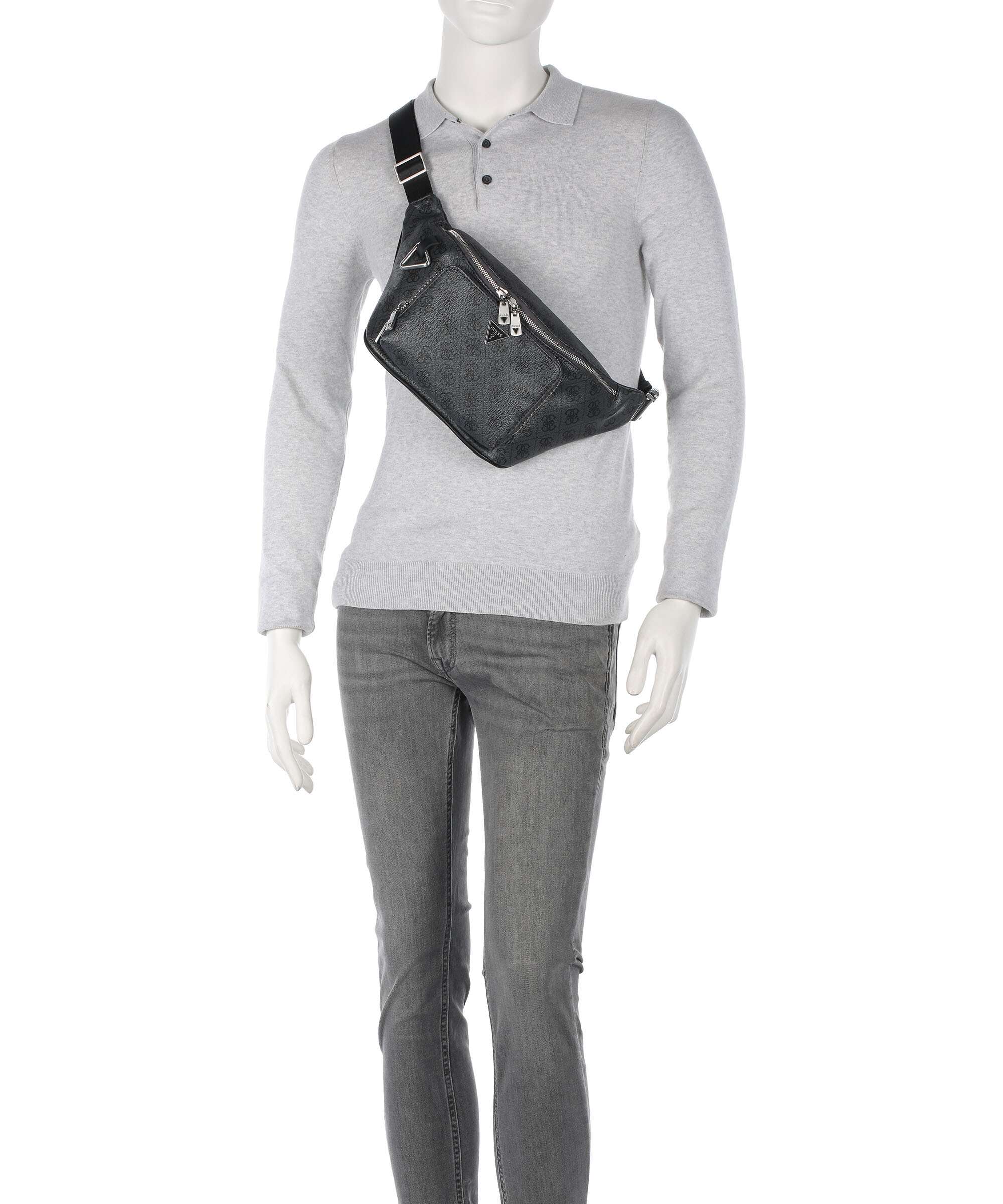 Guess Milano 4G Eco Belt bag black - Image 3
