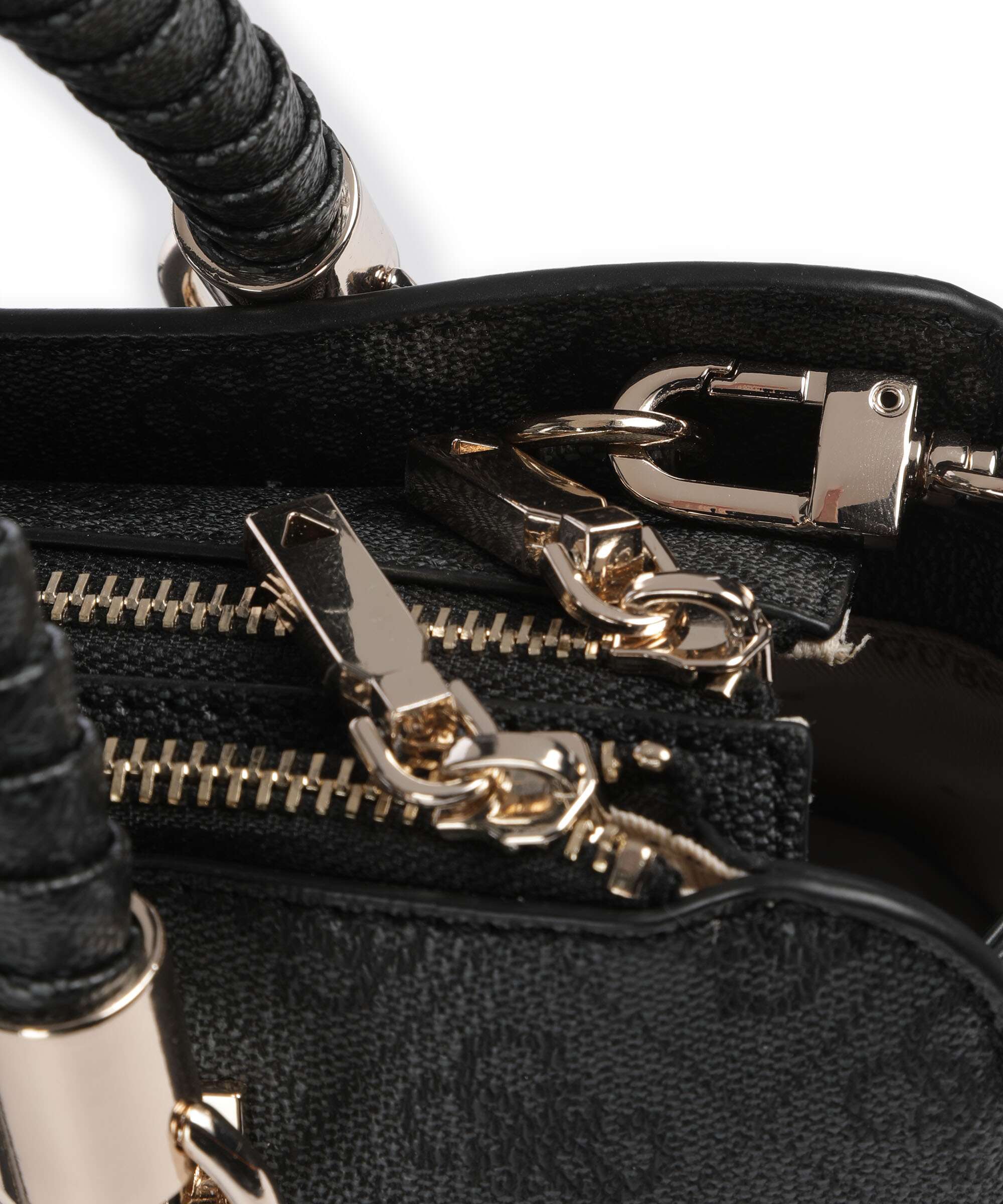 Guess Orlina 4G Logo Handbag coal logo - Image 4