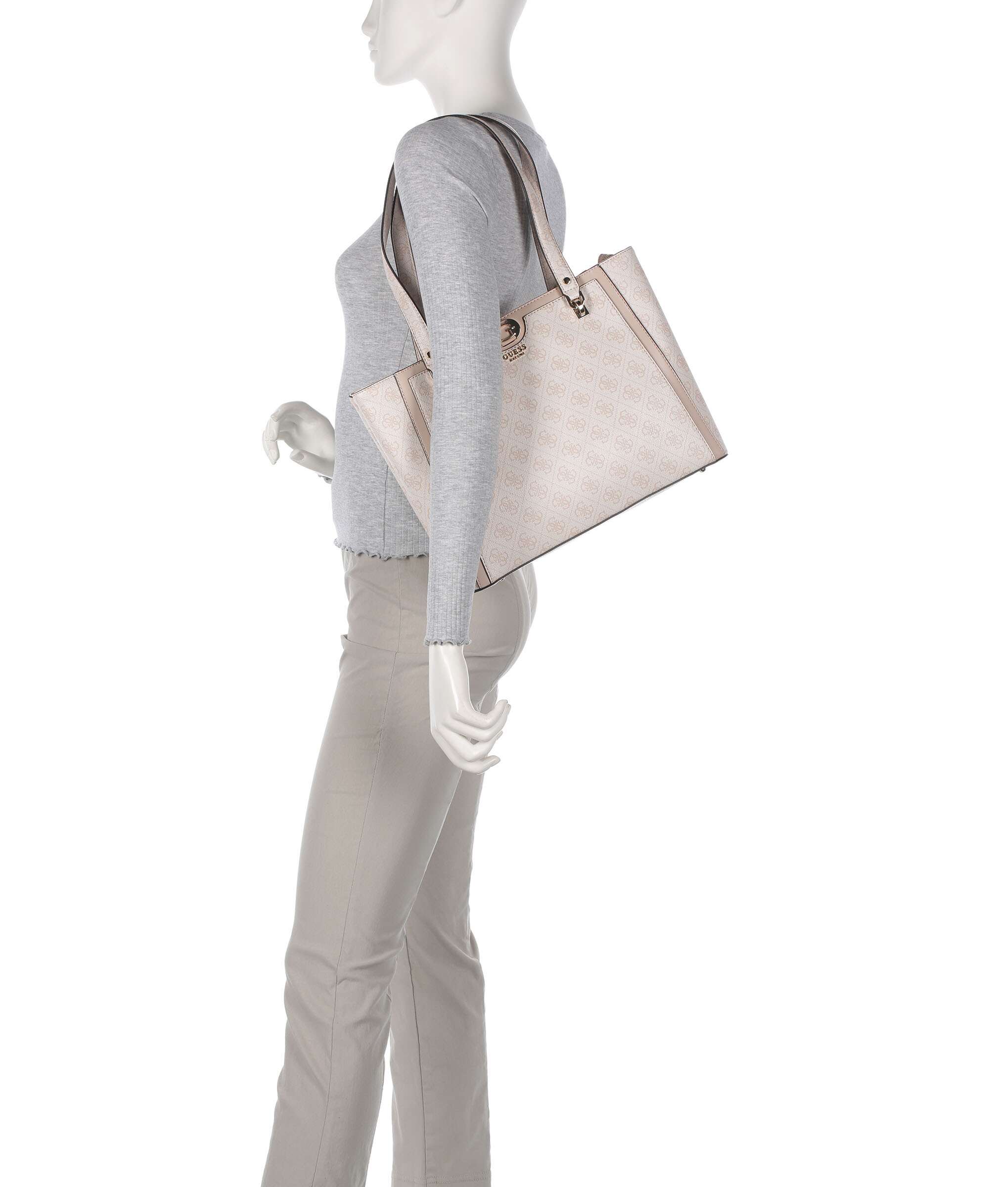 Guess Orlina 4G Logo Tote bag sand logo - Image 3