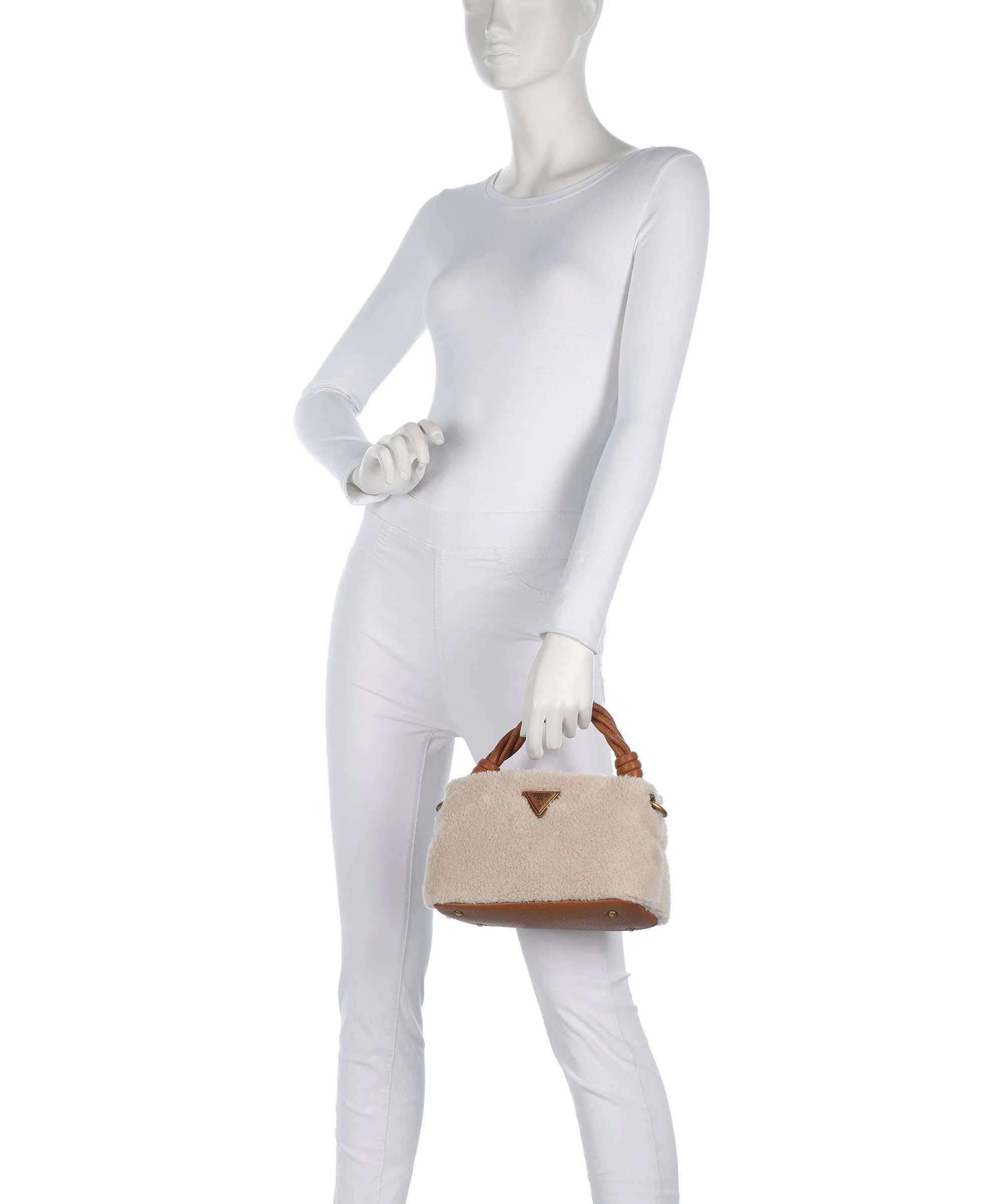 Guess Shaida Handbag natural/cognac - Image 3