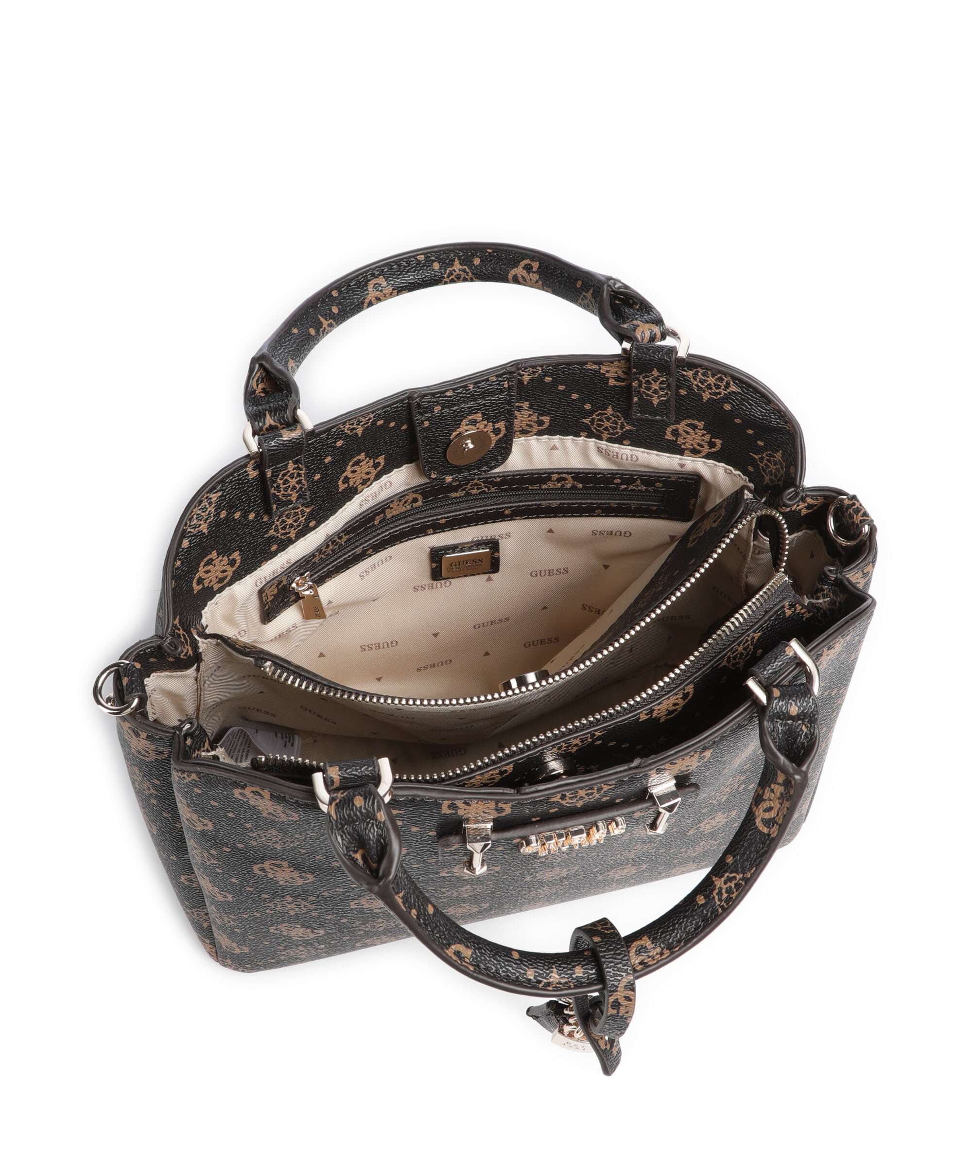 Guess Silia Handbag espresso logo - Image 6