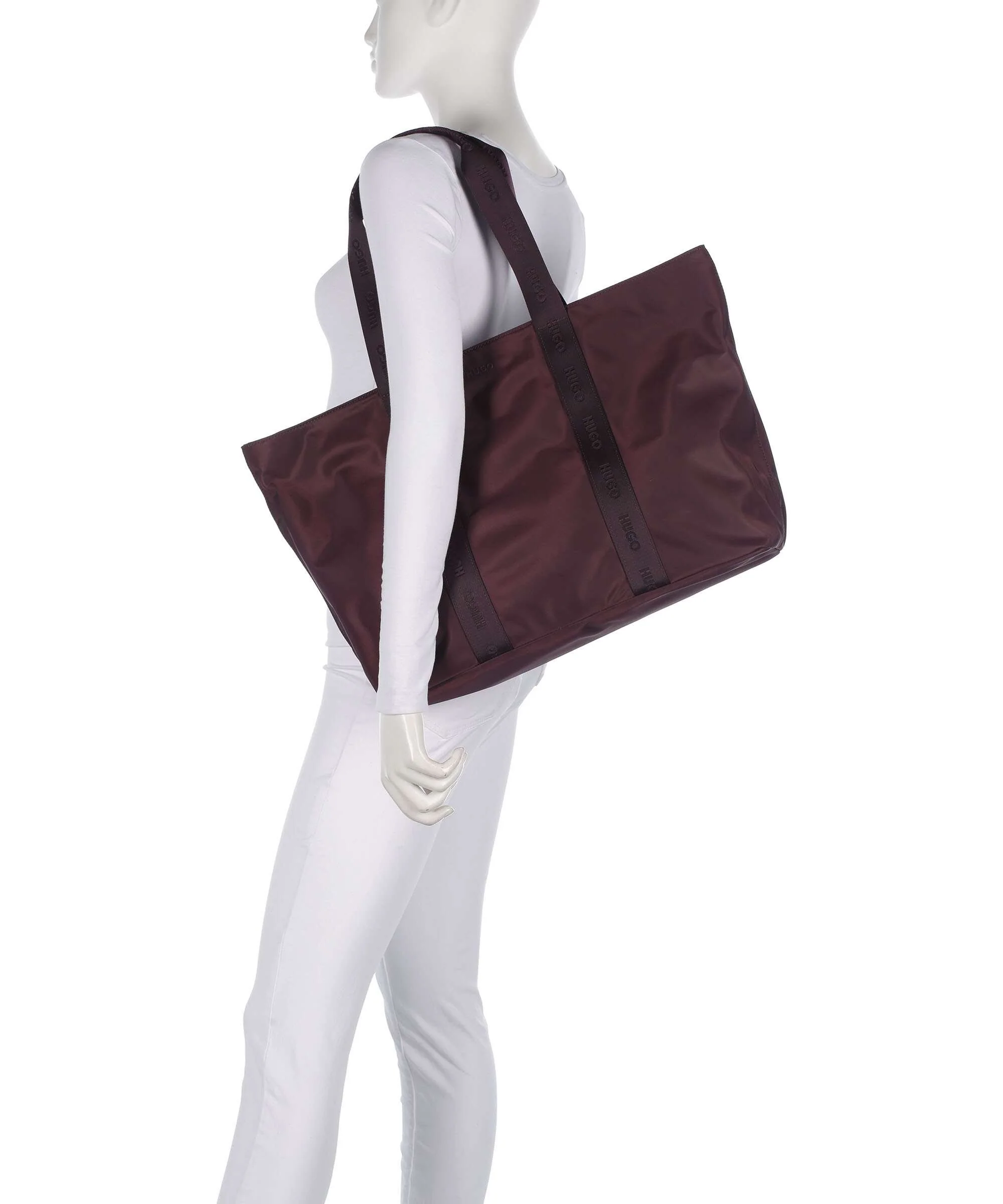 Hugo Bel Tote bag dark purple - Image 3