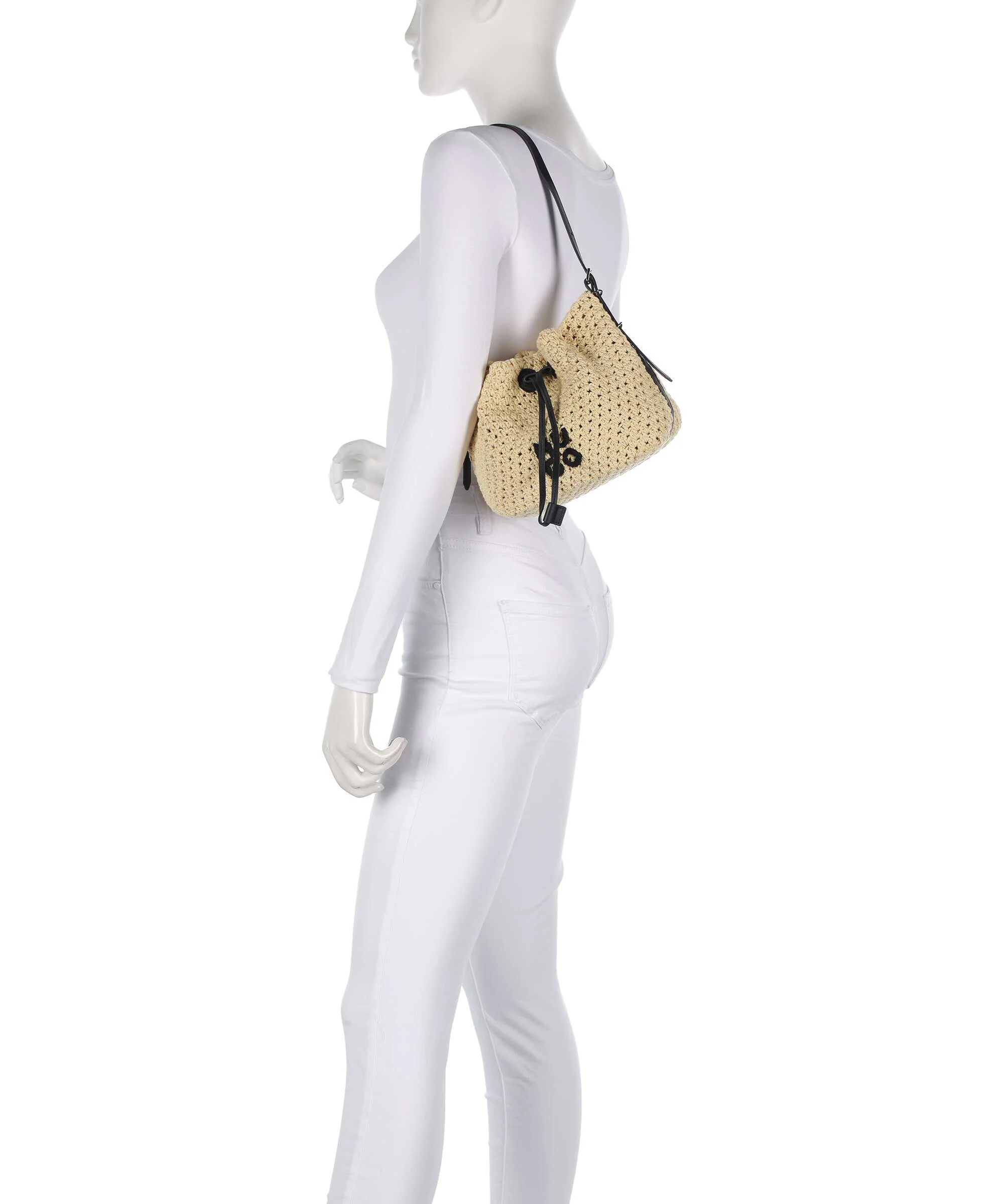 Hugo Neeko Bucket bag light beige - Image 3
