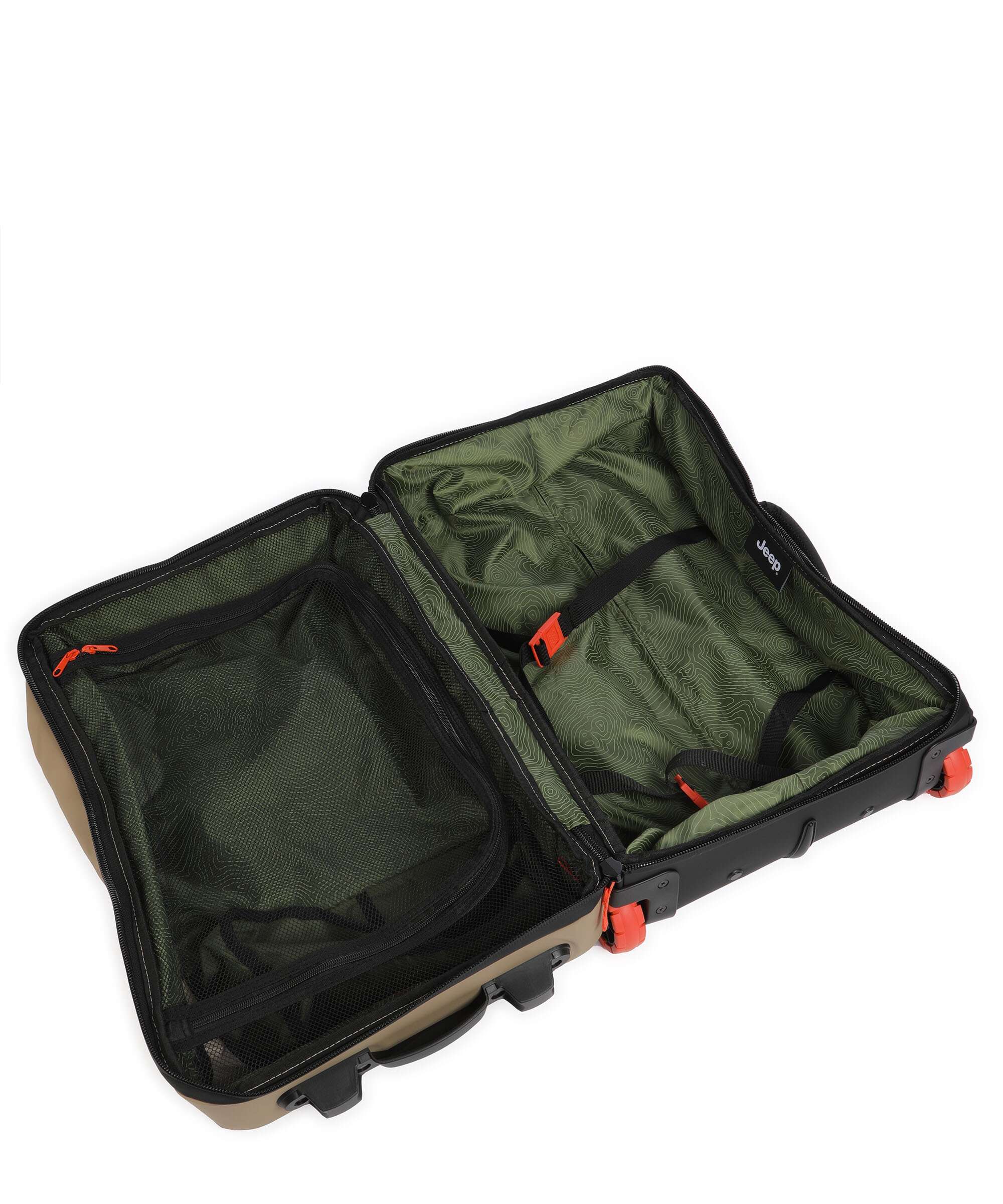 Jeep JS005A 55 Travel bag with wheels warm sand - Image 6