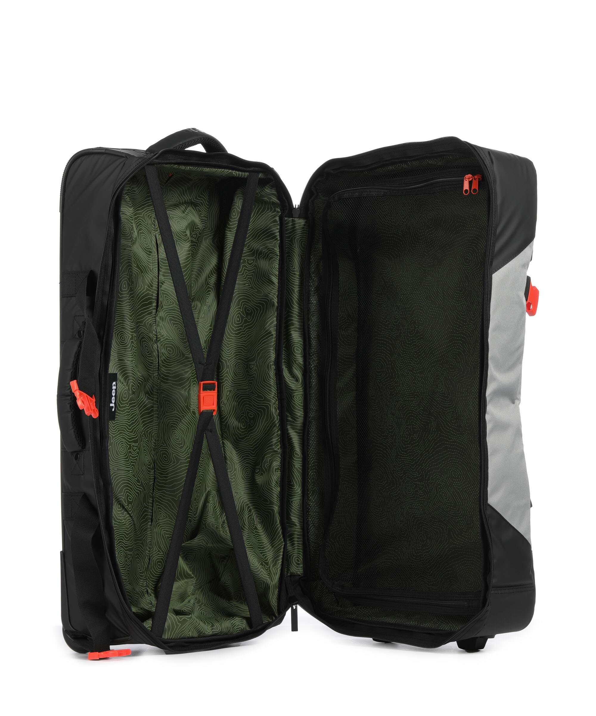 Jeep JS007C 73 Travel bag with wheels grey - Image 6