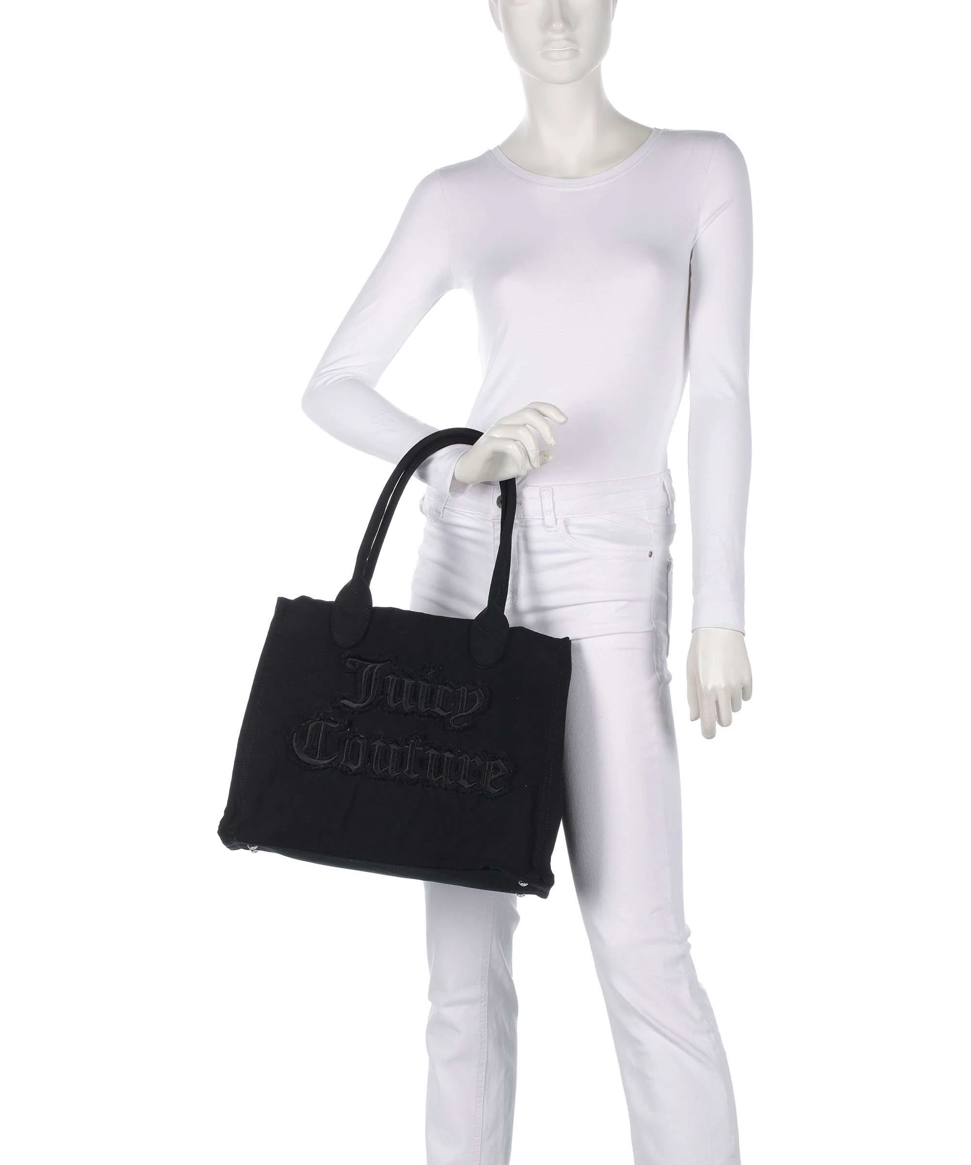 Juicy Couture Iris Distressed L Tote bag black - Image 3