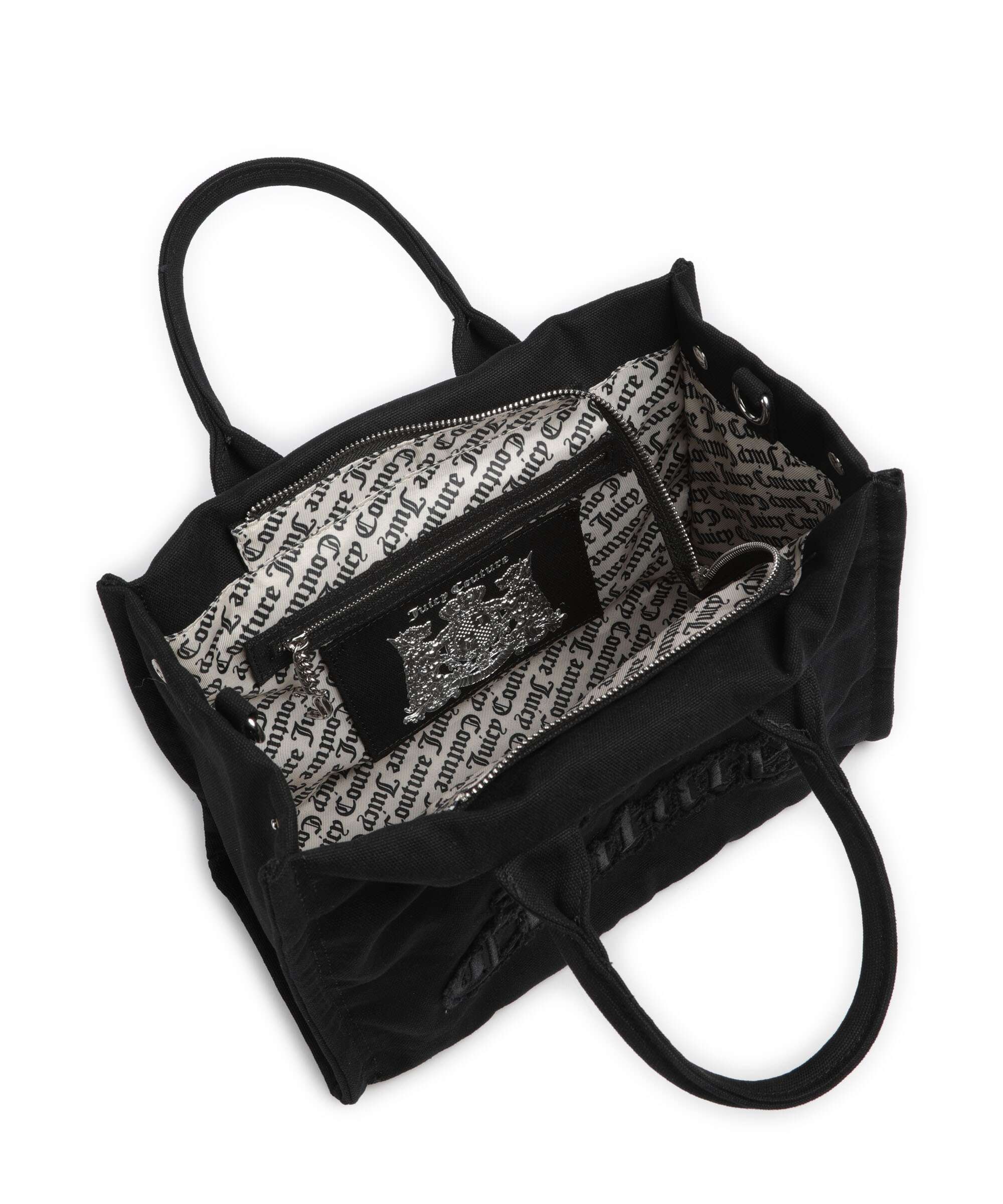 Juicy Couture Iris Distressed M Handbag black - Image 7