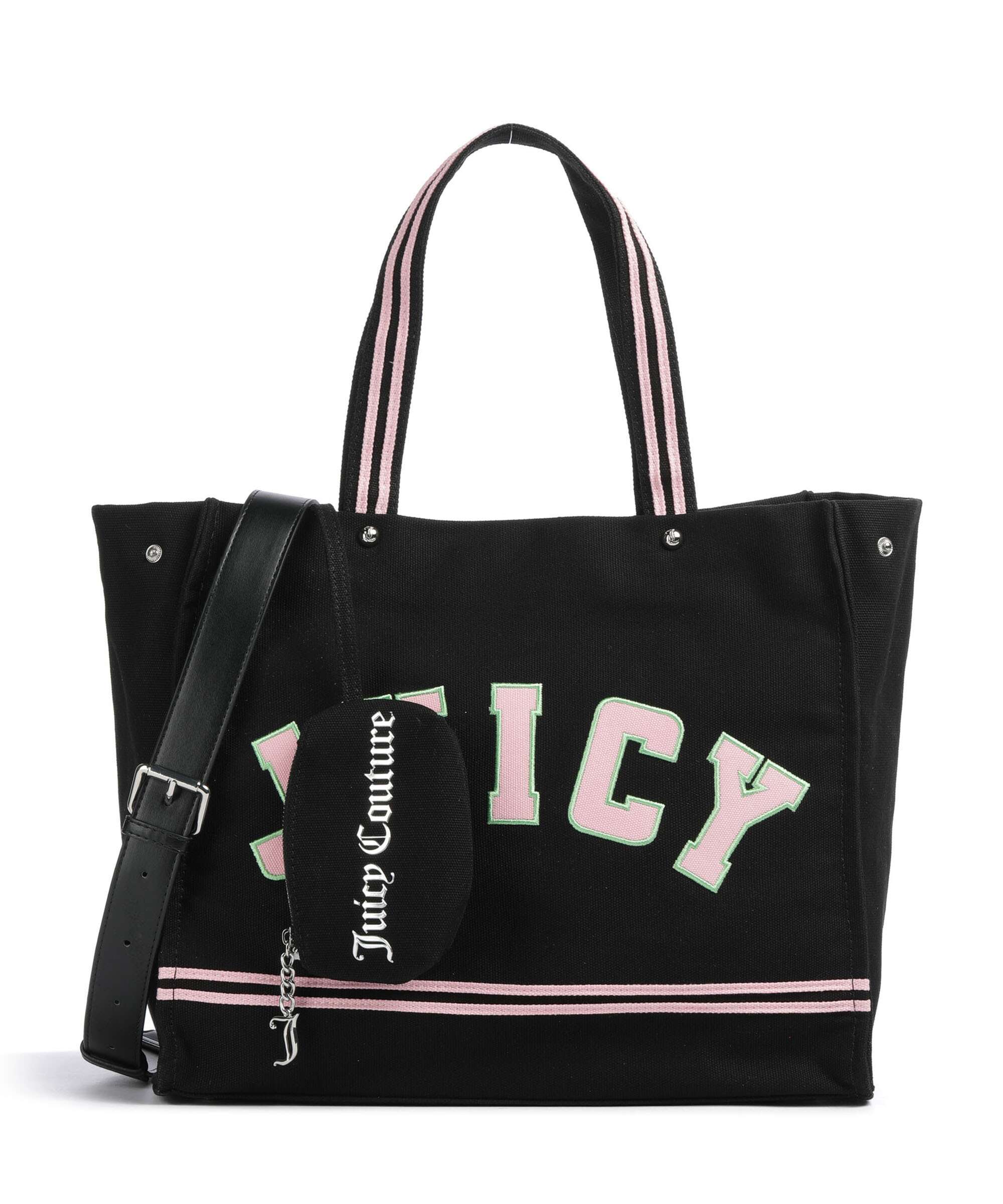 Juicy Couture Iris Patch Canvas L Tote bag black/juicy pink - Image 2
