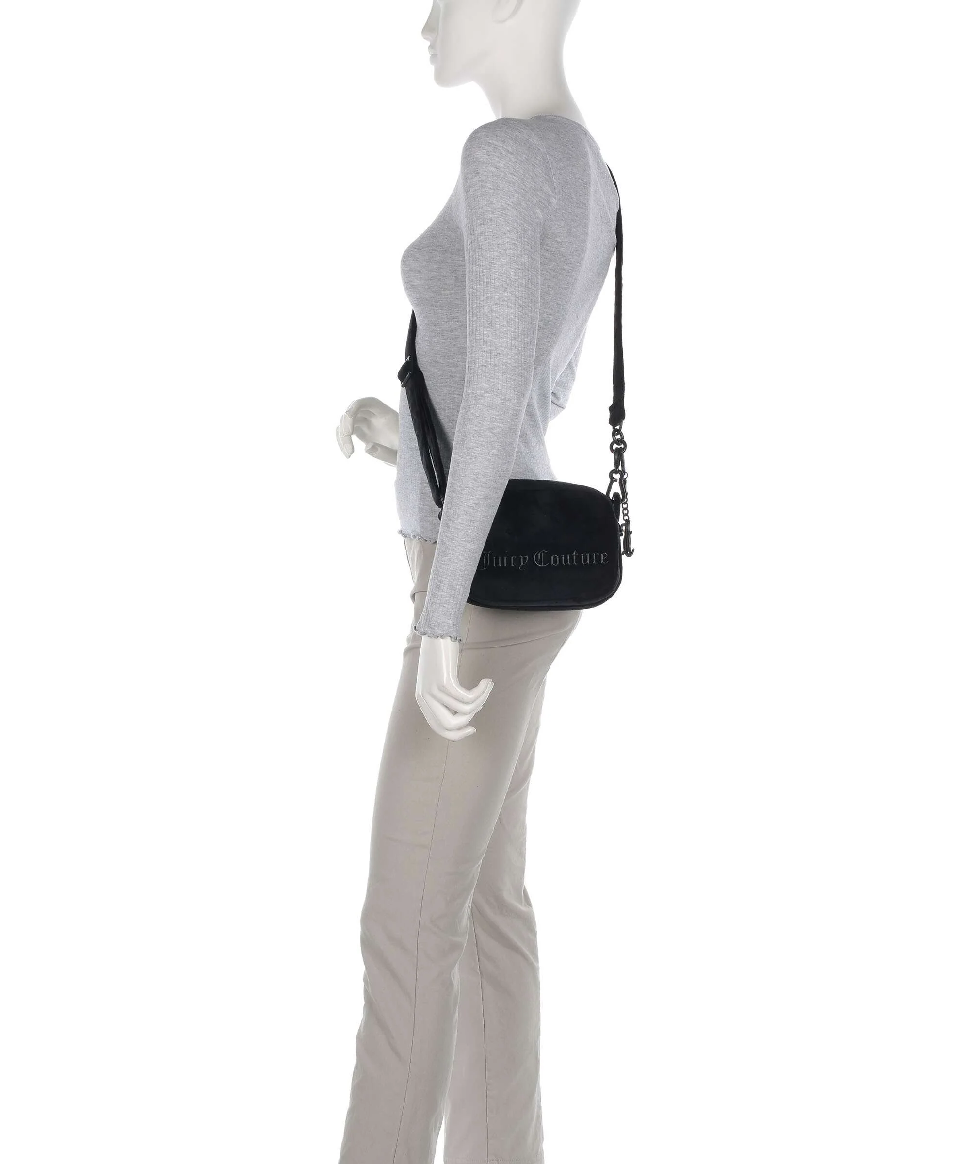 Juicy Couture Jasmine Velvet Crossbody bag black - Image 3