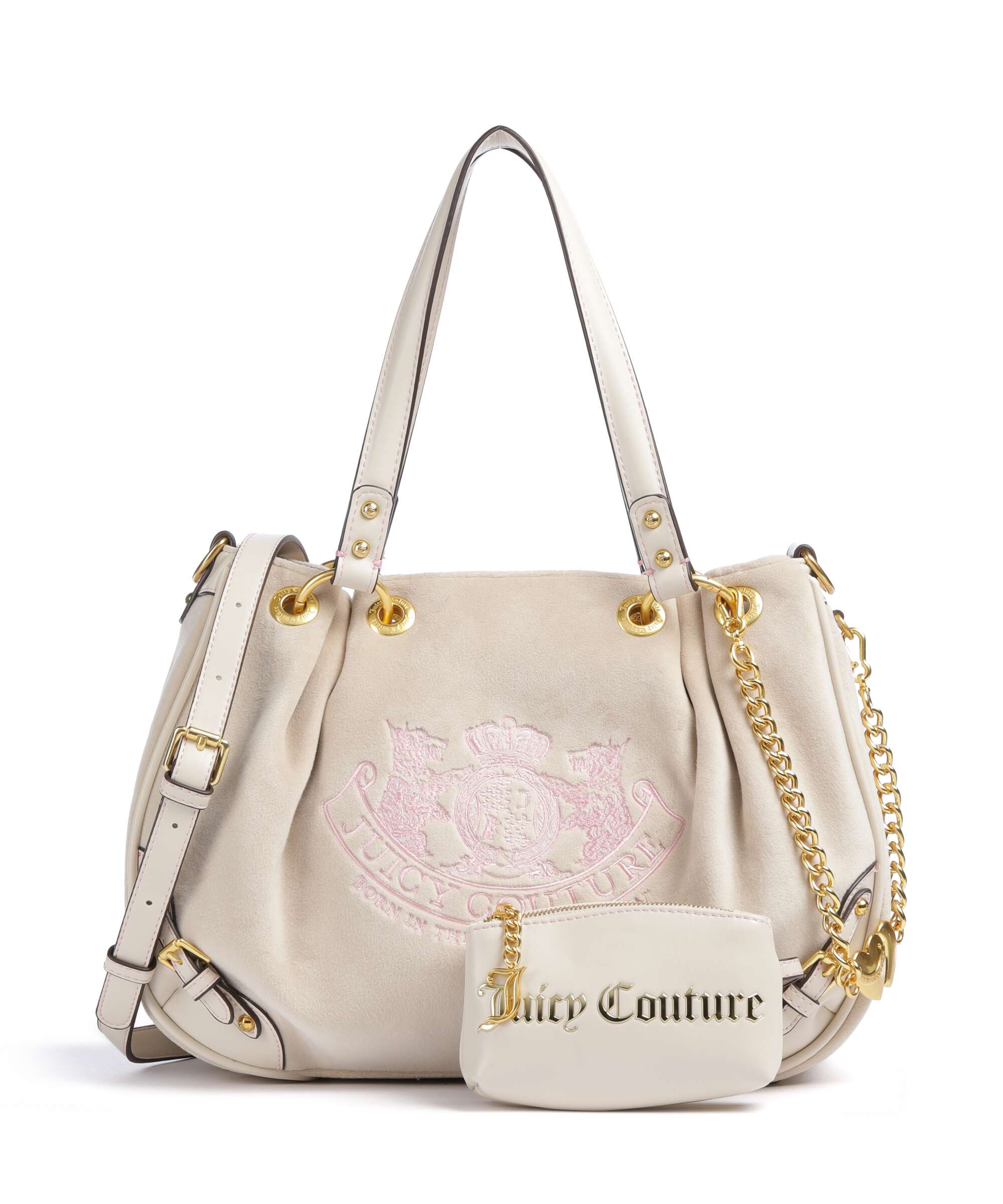 Juicy Couture Twig Narrative Velvet M Hobo bag marshmallow - Image 4