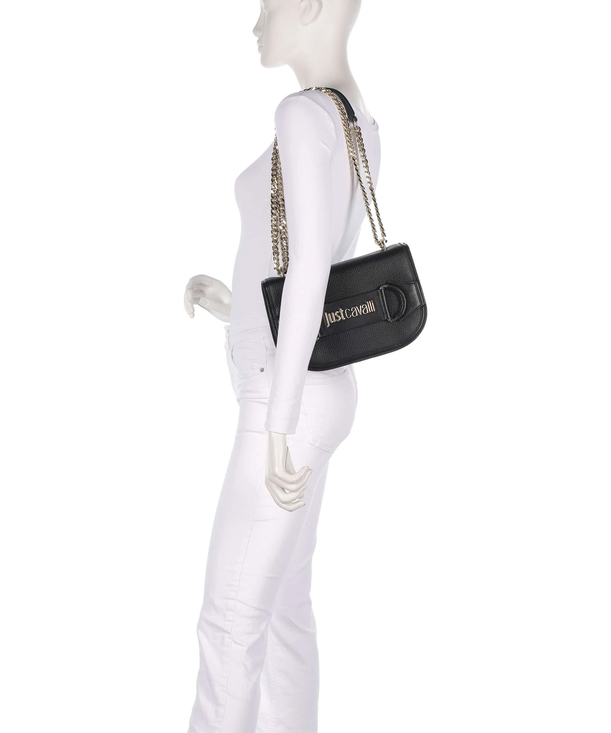 Just Cavalli Bridle Shoulder bag black - Image 3