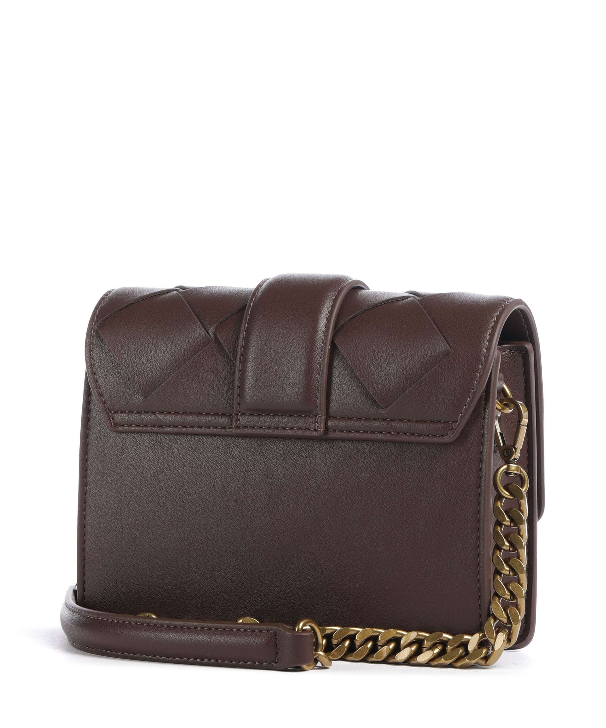 Just Cavalli Iconic Snakes Braided Crossbody bag black coffee - Image 2