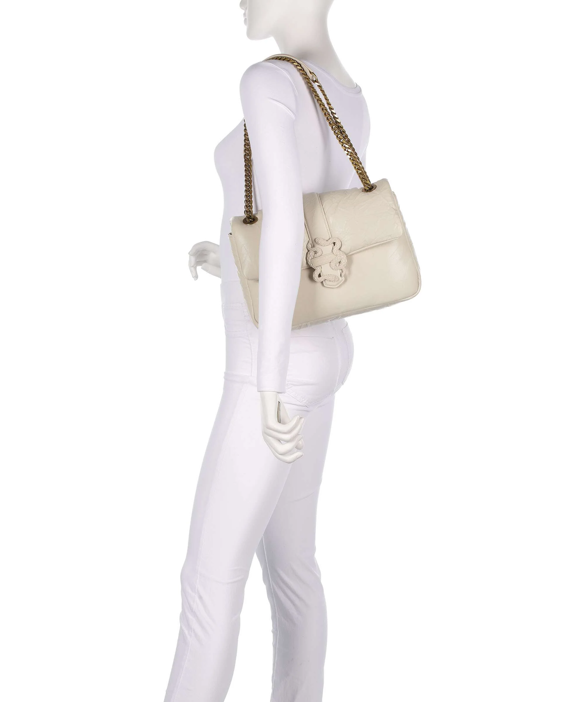 Just Cavalli Iconic Snakes Puffy Shoulder bag pristine - Image 3