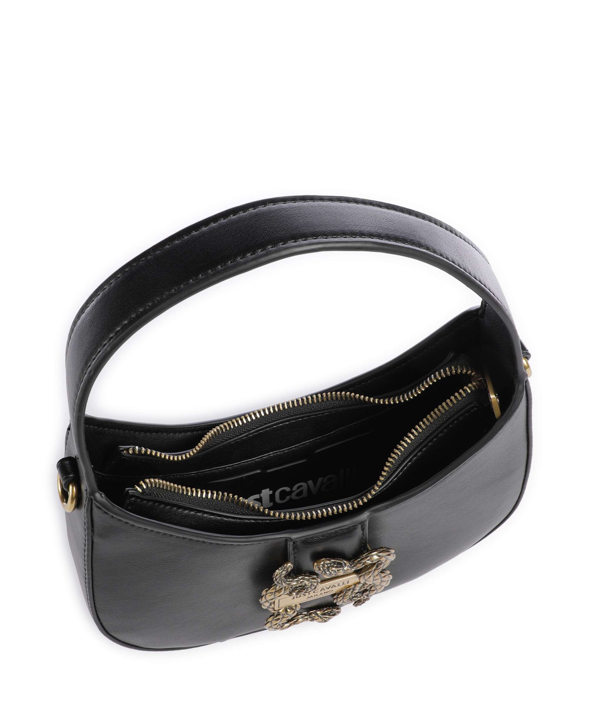 Just Cavalli Iconic Snakes Shoulder bag black - Image 6