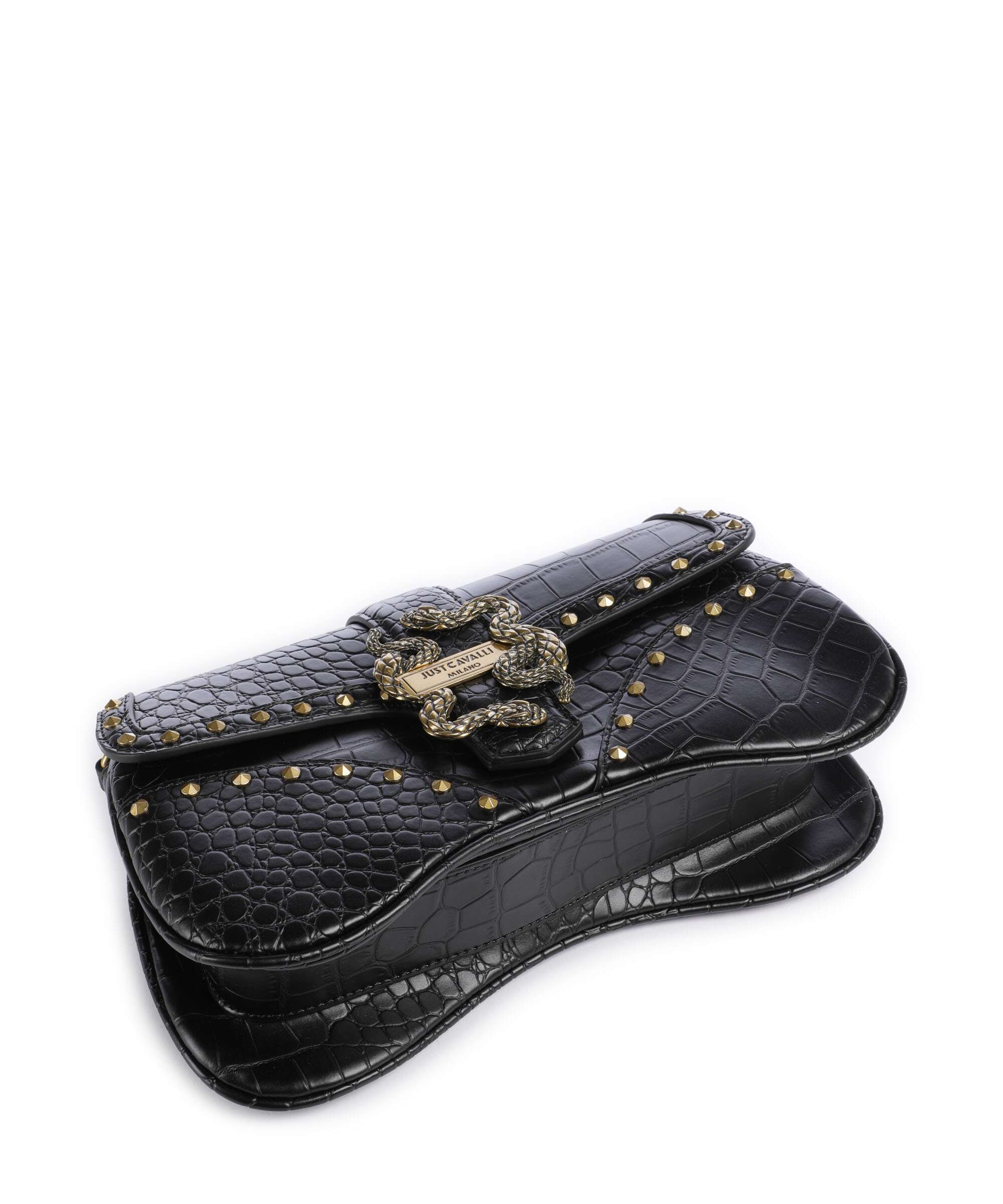 Just Cavalli Iconic Snakes Shoulder bag black - Image 6
