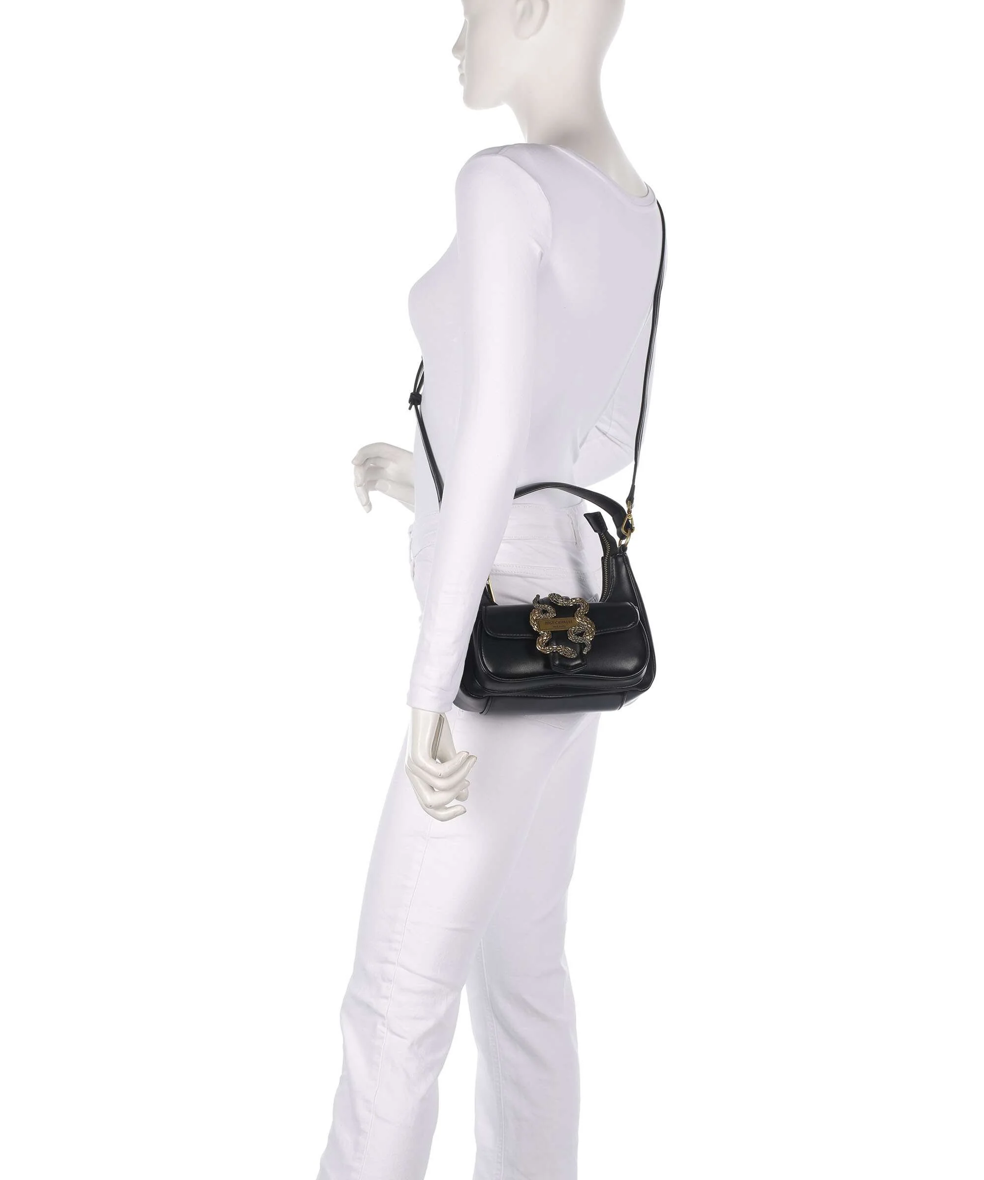 Just Cavalli Iconic Snakes Shoulder bag black - Image 4