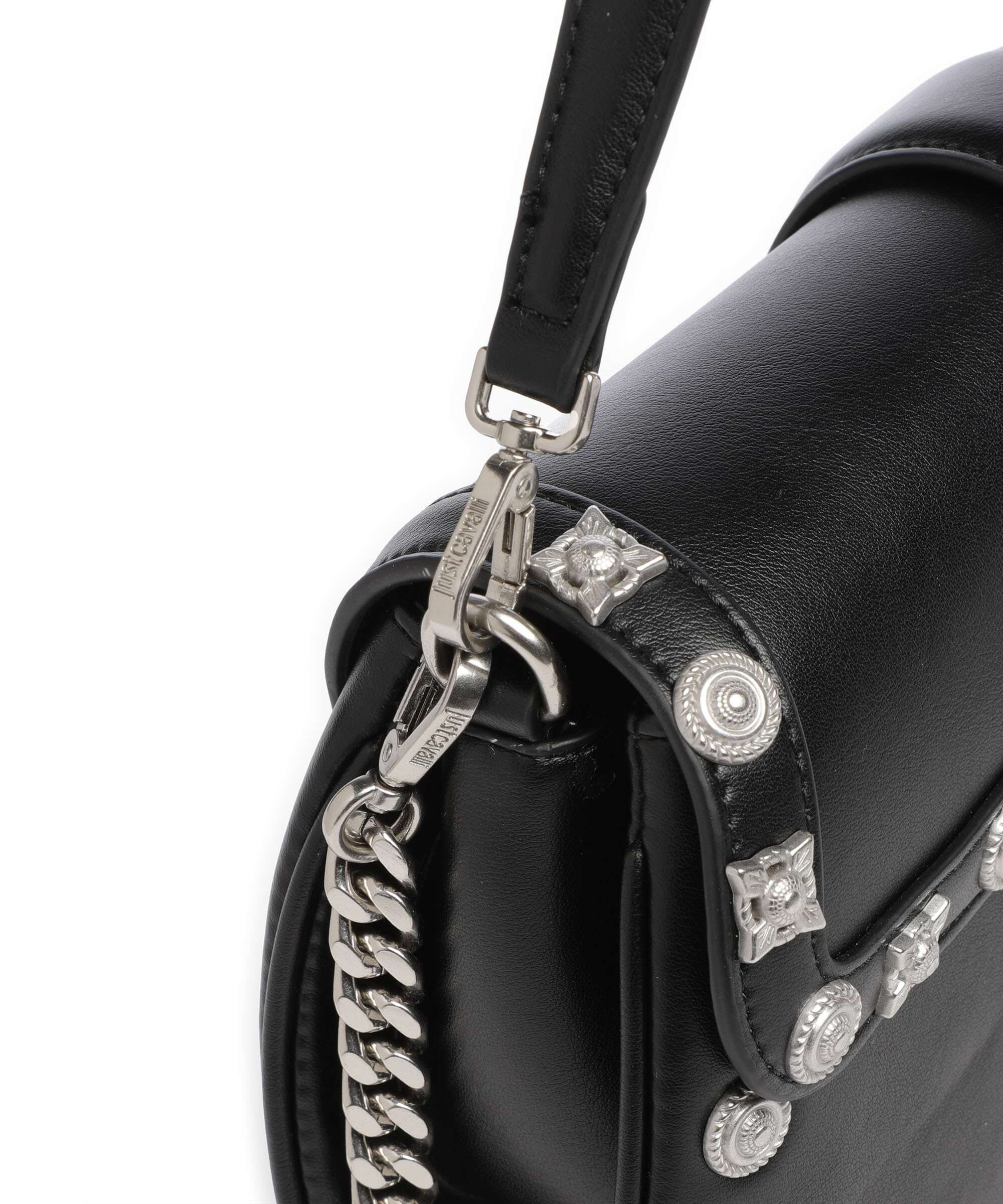 Just Cavalli Iconic Snakes Shoulder bag black - Image 5