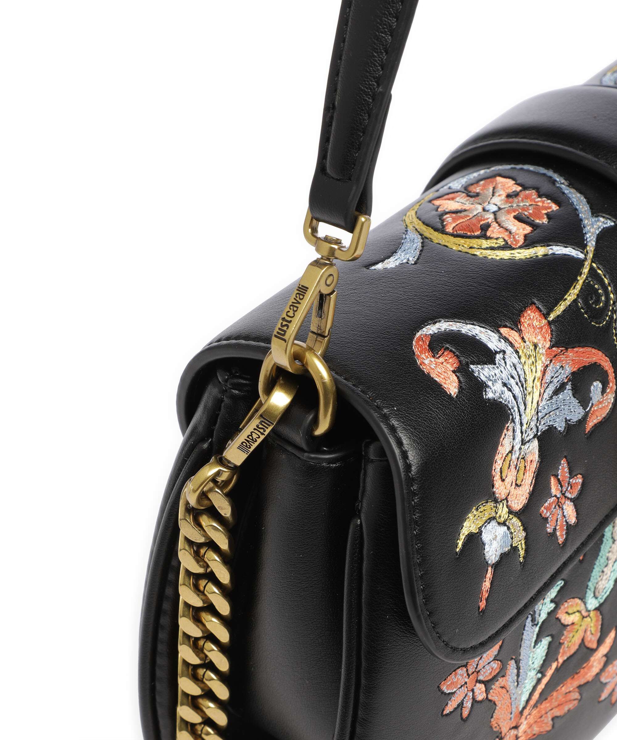 Just Cavalli Iconic Snakes Shoulder bag black - Image 6
