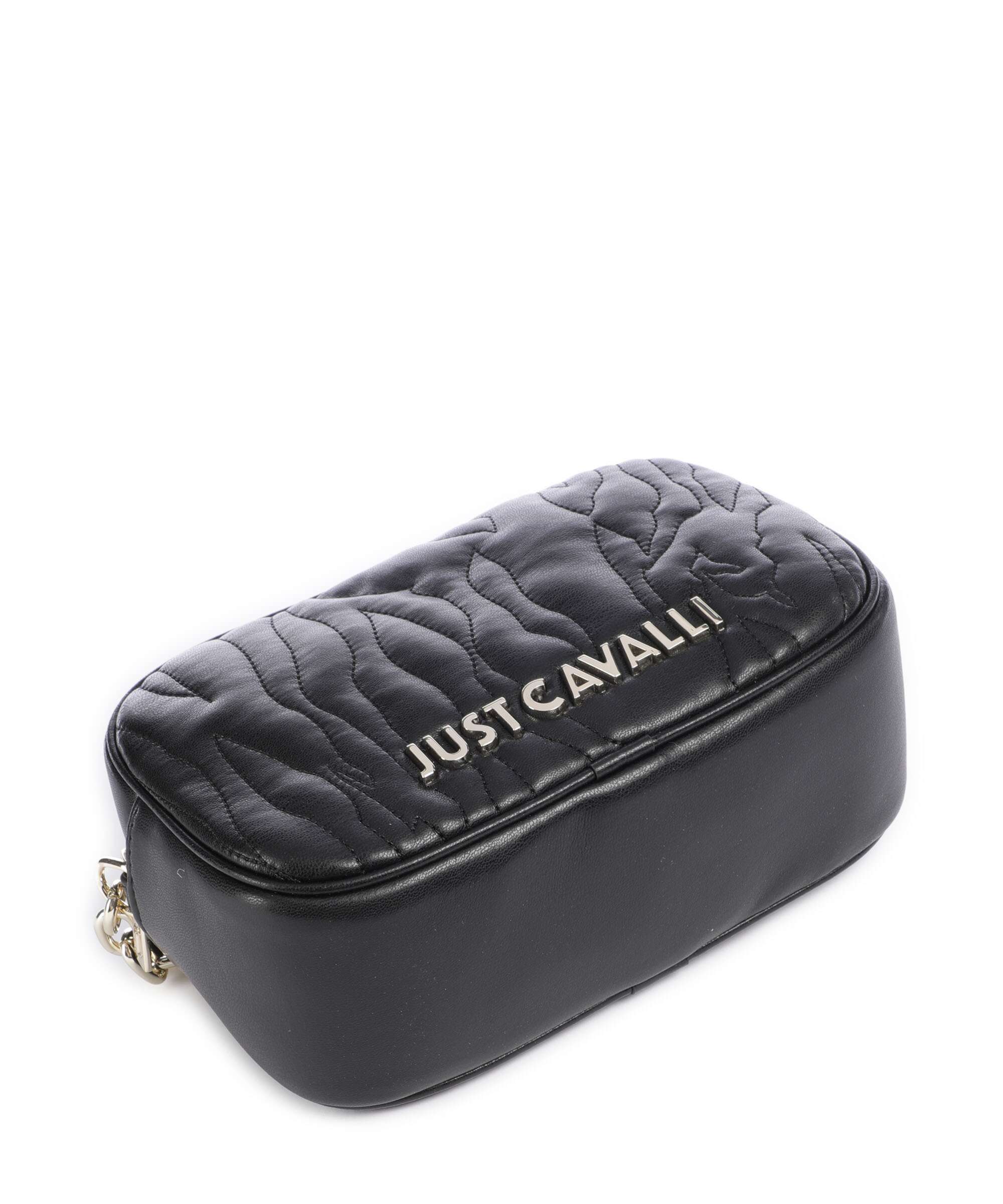 Just Cavalli Quilted Zebra Crossbody bag black - Image 5