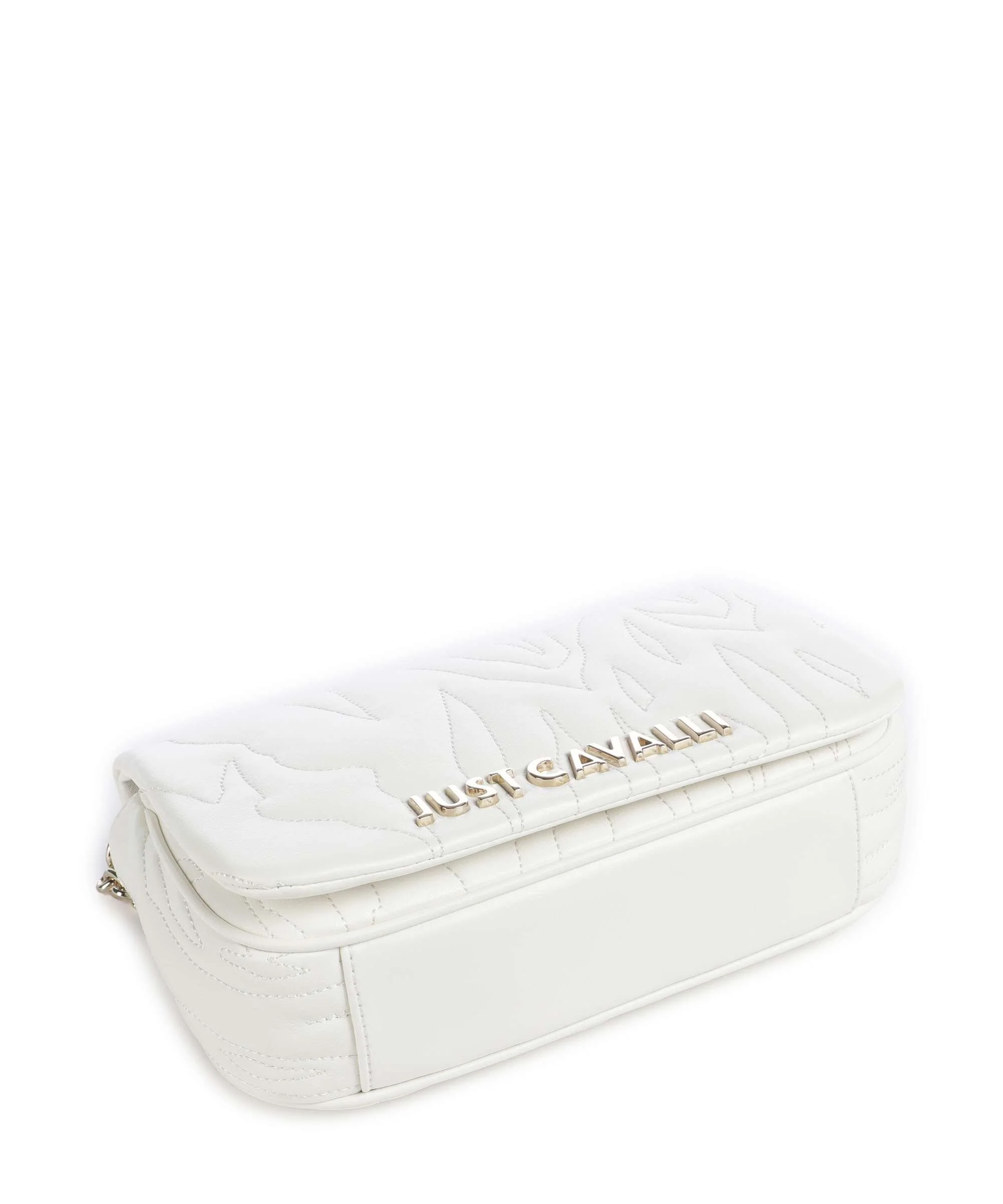 Just Cavalli Quilted Zebra Shoulder bag white - Image 6