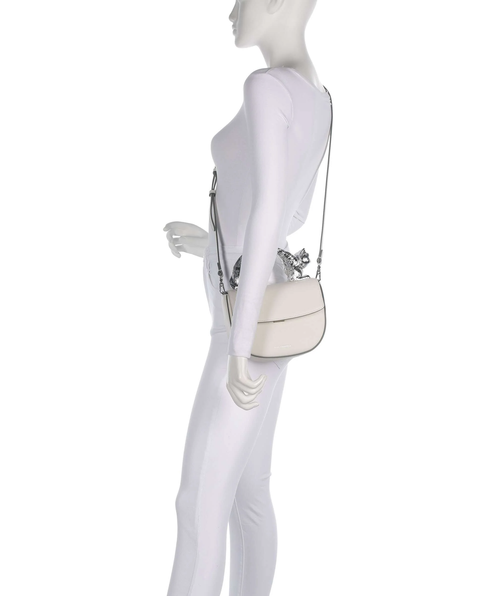 Karl Lagerfeld Ikon Choupette Crossbody bag off white - Image 3