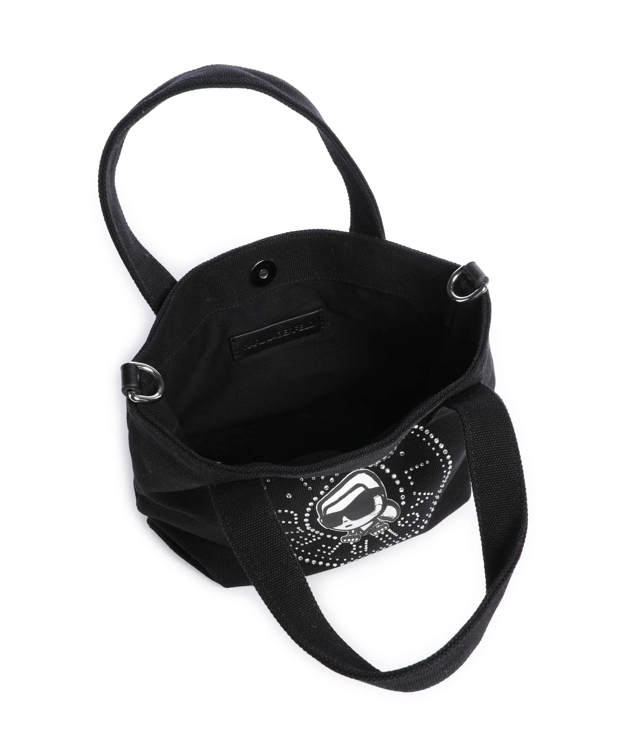 Karl Lagerfeld Ikon Circle Karl Small Handbag black - Image 6