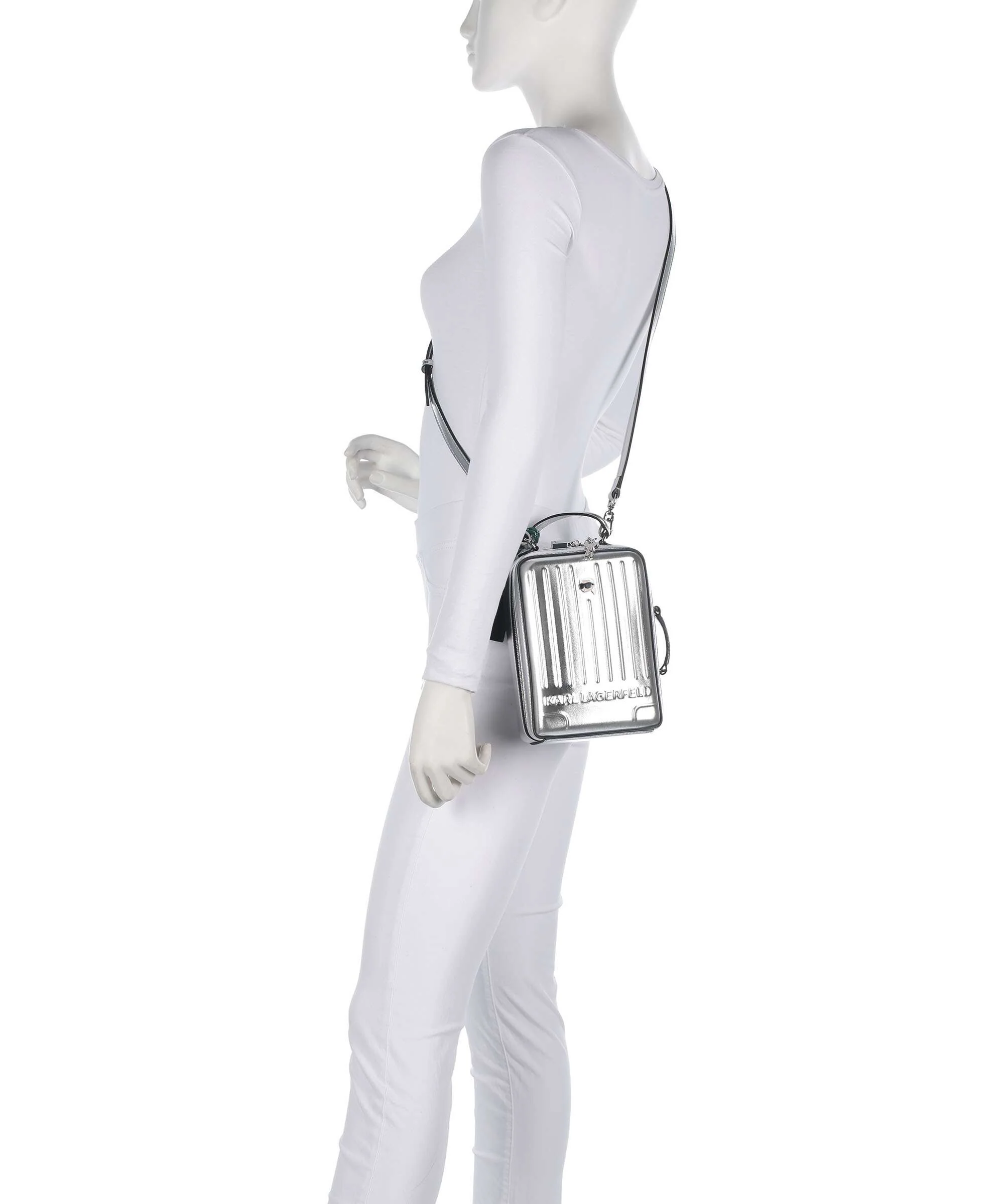 Karl Lagerfeld Ikon Crossbody bag silver - Image 3