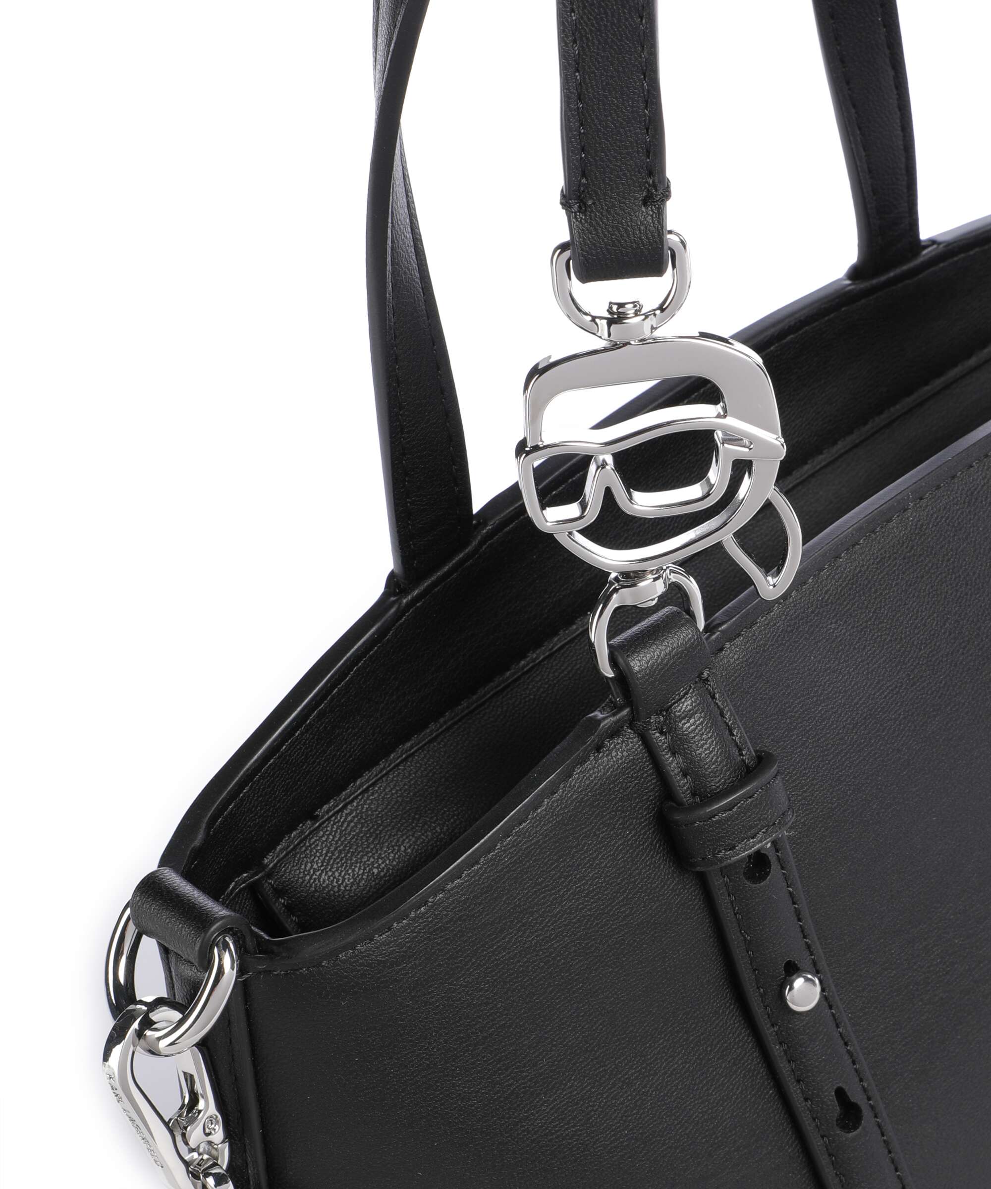 Karl Lagerfeld Ikon Smooth Handbag black - Image 4