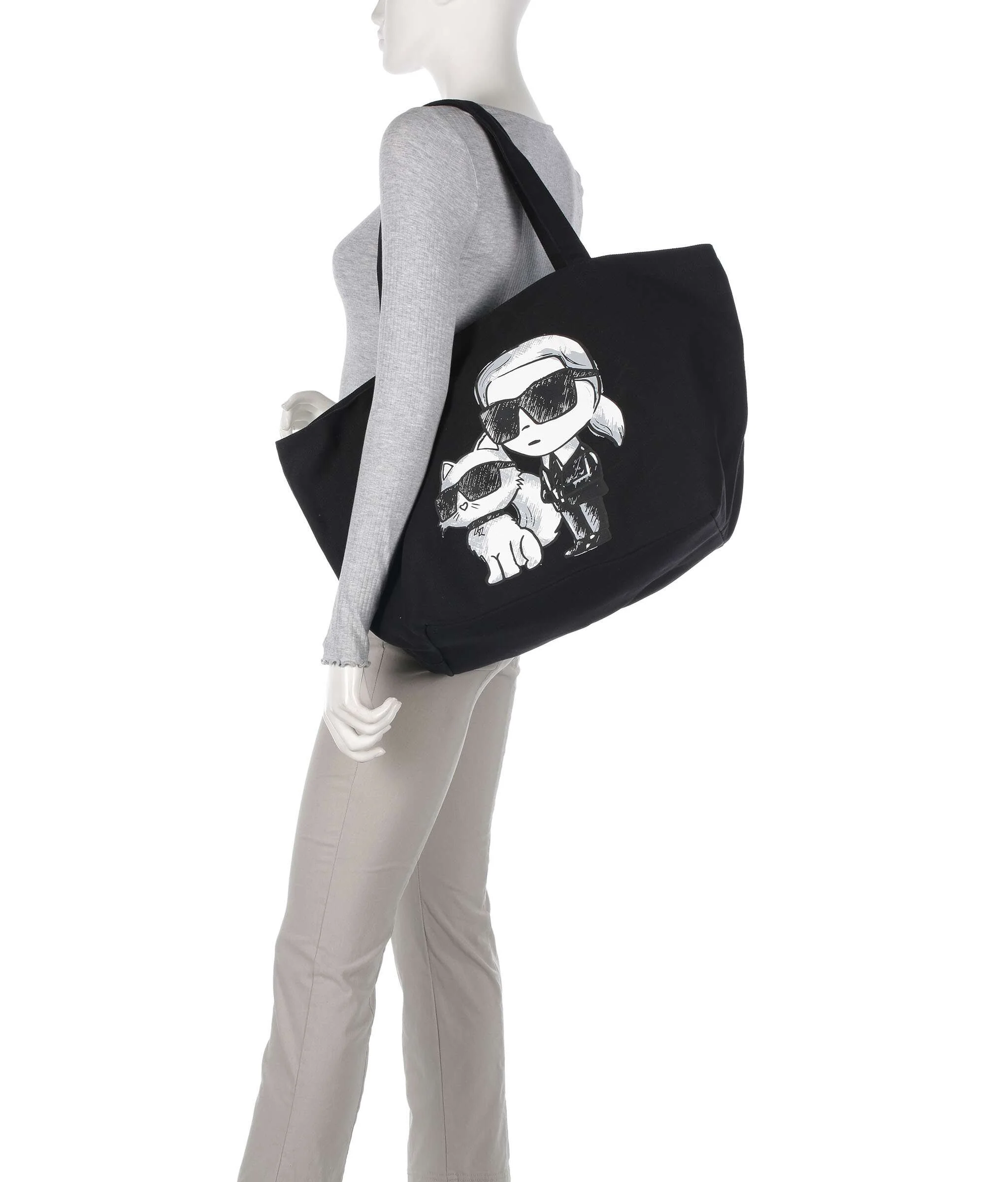 Karl Lagerfeld Ikon Tote bag black/white - Image 3