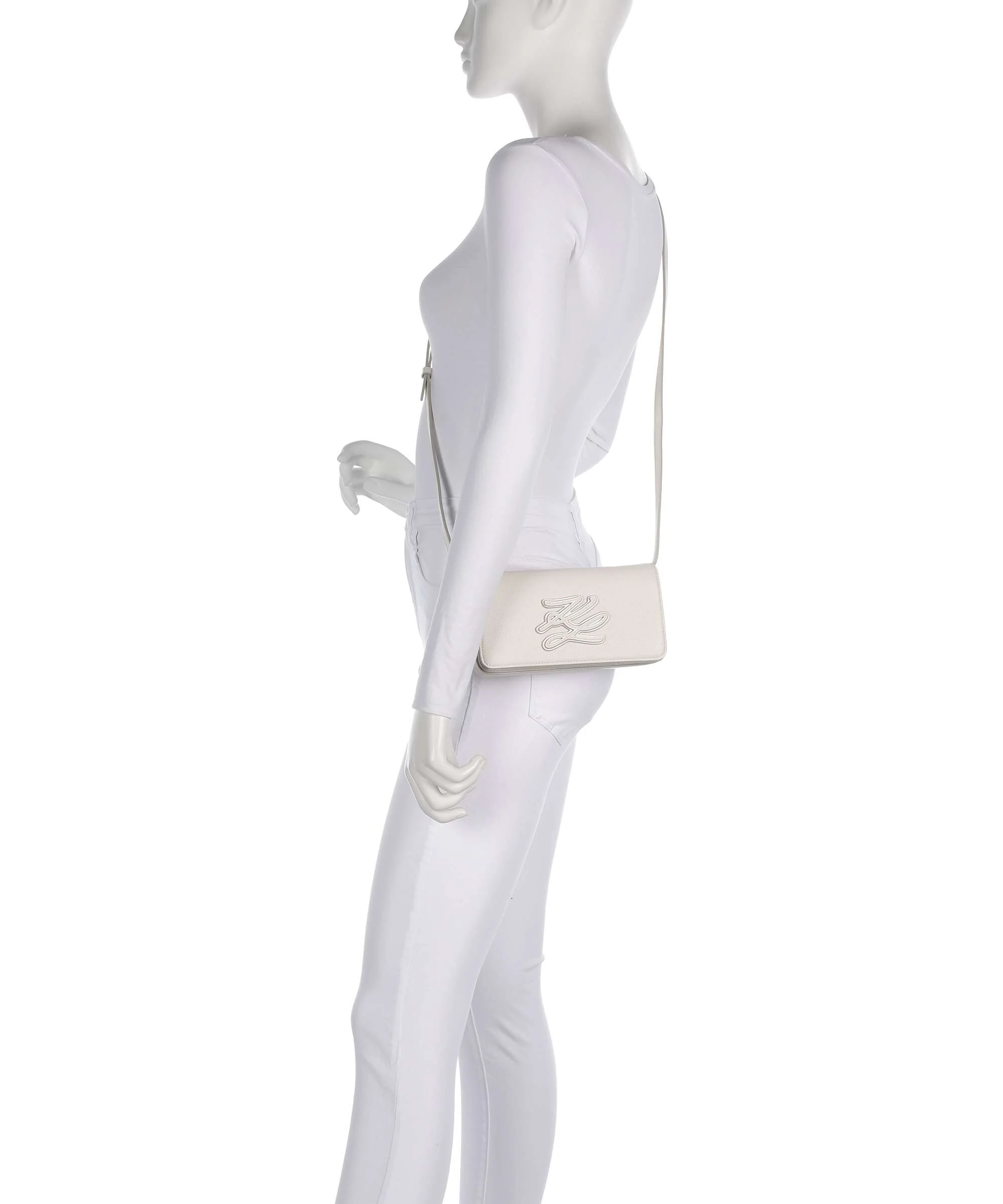 Karl Lagerfeld K/Autograph Mini Crossbody bag off white - Image 3
