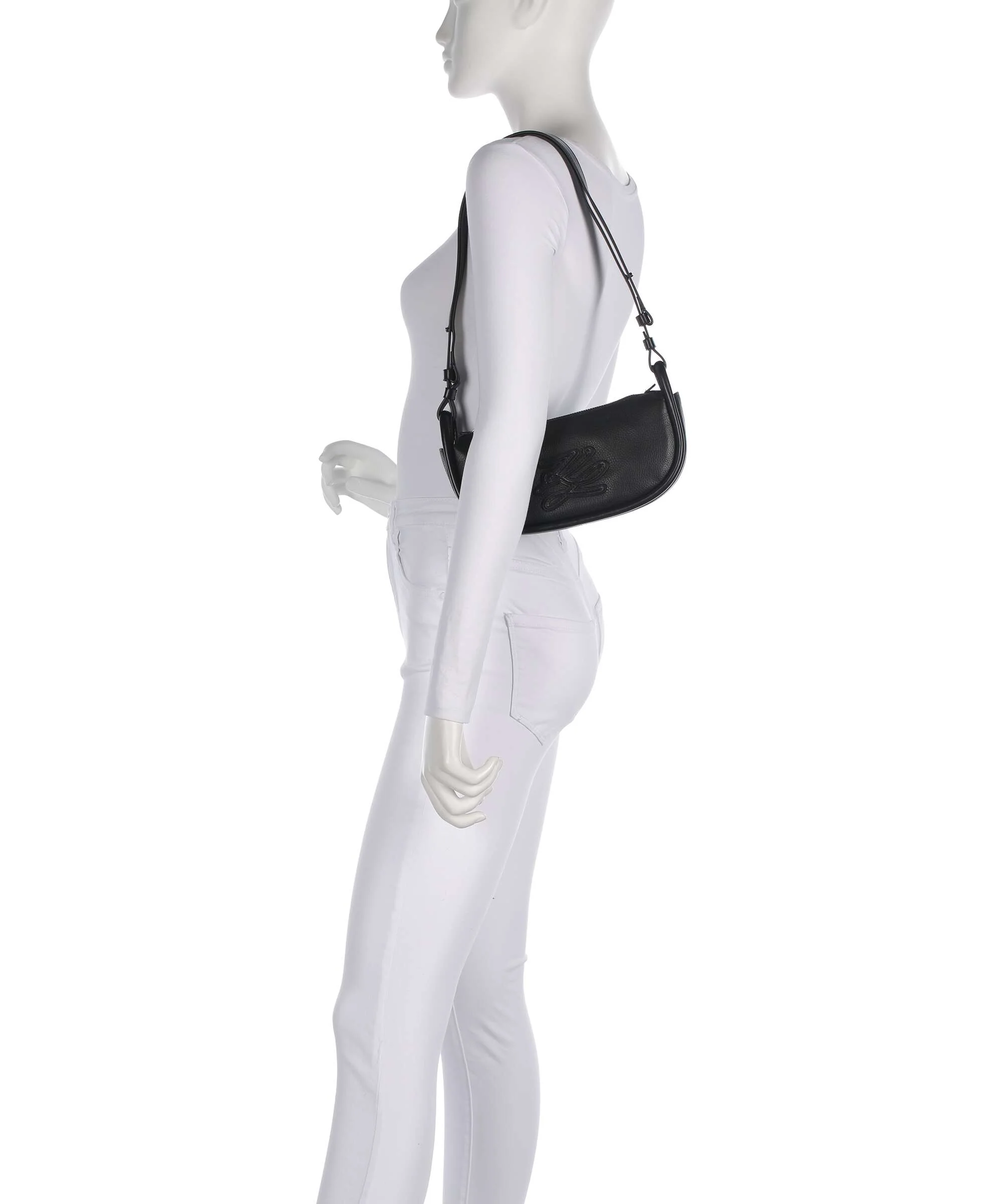 Karl Lagerfeld K/Autograph Small Shoulder bag black/nickel - Image 3