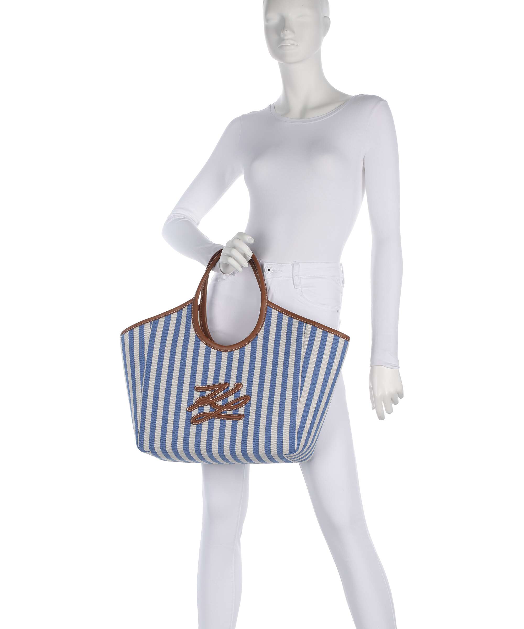 Karl Lagerfeld K/Autograph Tote bag silver lake blue - Image 3