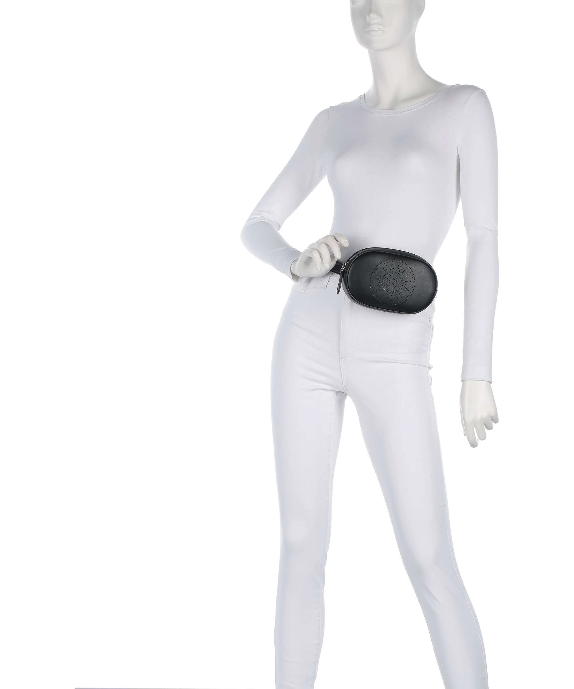 Karl Lagerfeld K/Circle Belt bag black/nickel - Image 3