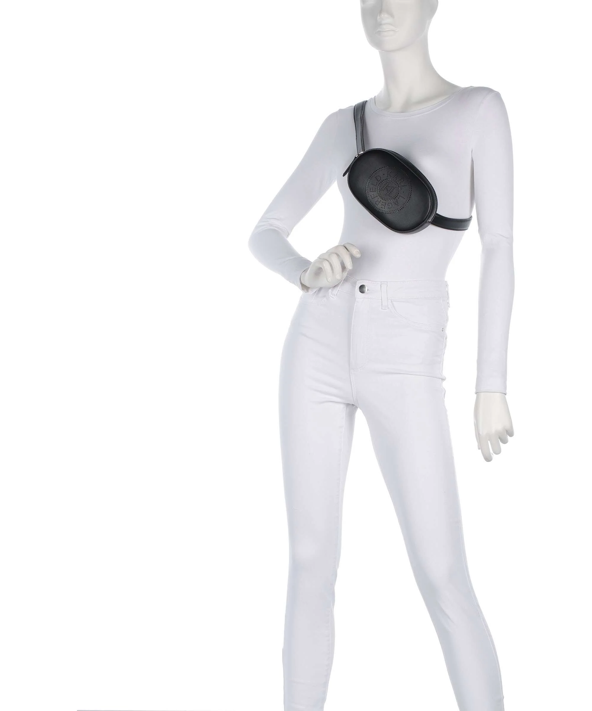 Karl Lagerfeld K/Circle Belt bag black/nickel - Image 4